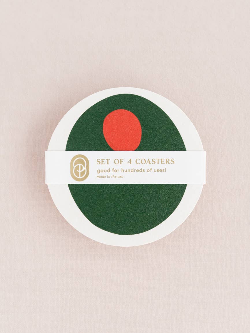 Olive Coasters