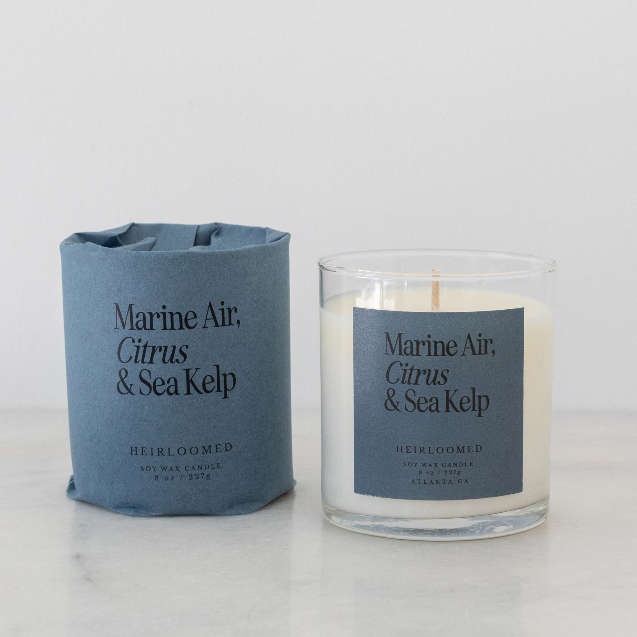 Heirloomed Candle Marine Air, Citrus, Sea Kelp