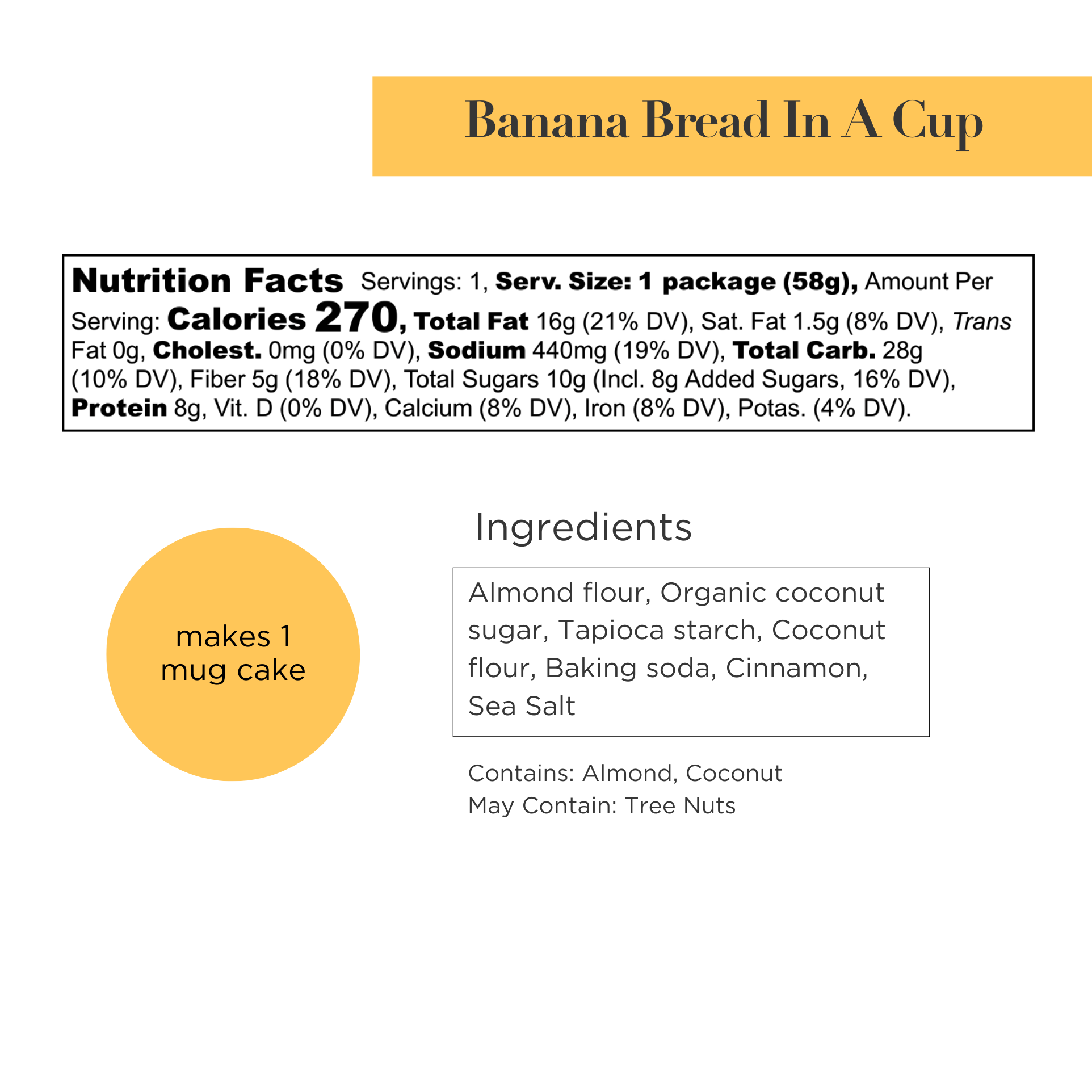 Stellar Eats: Banana Bread In A Cup