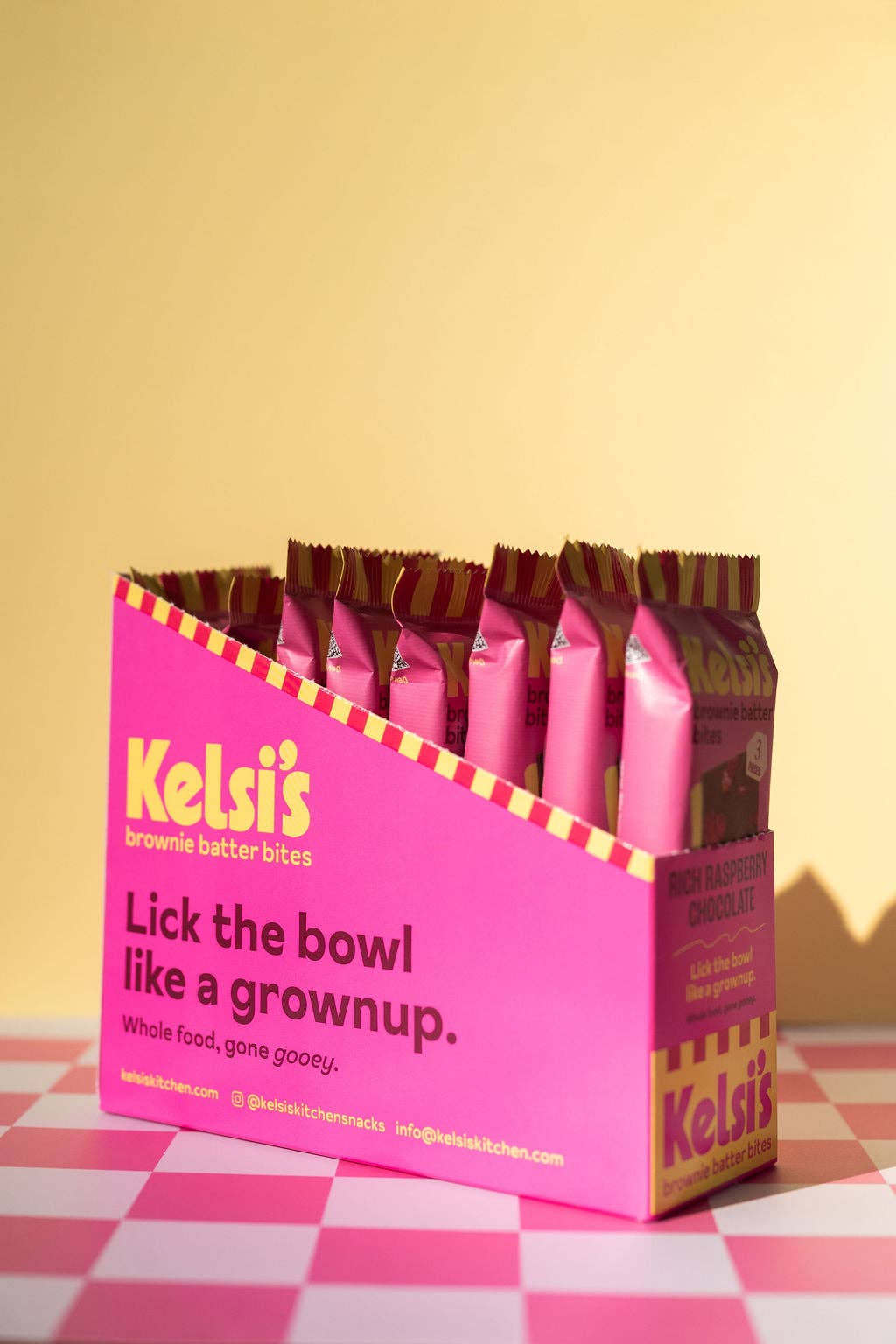 Kelsi's Raspberry Chocolate Brownie Batter Bites