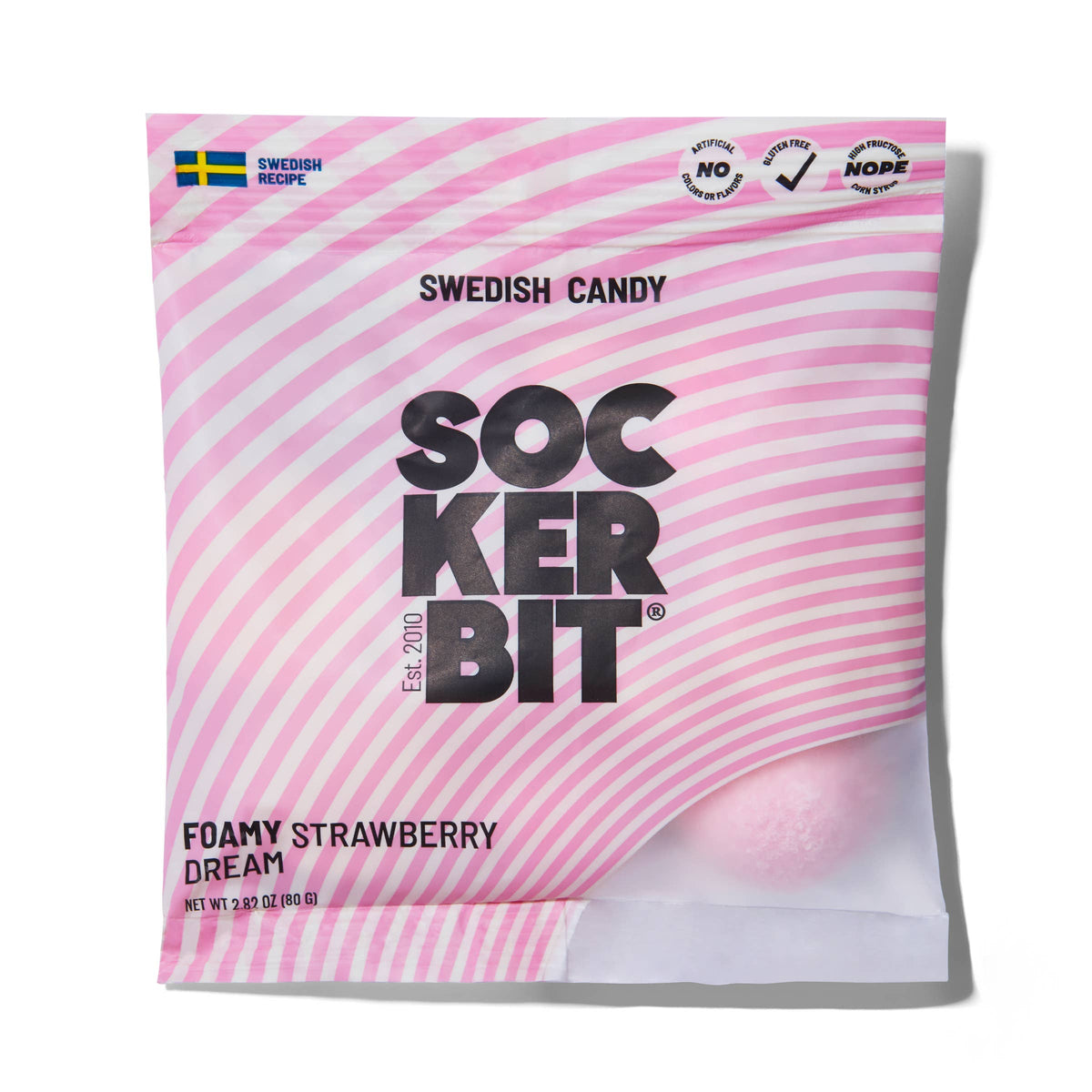 Foamy Strawberry Dream Swedish Candy