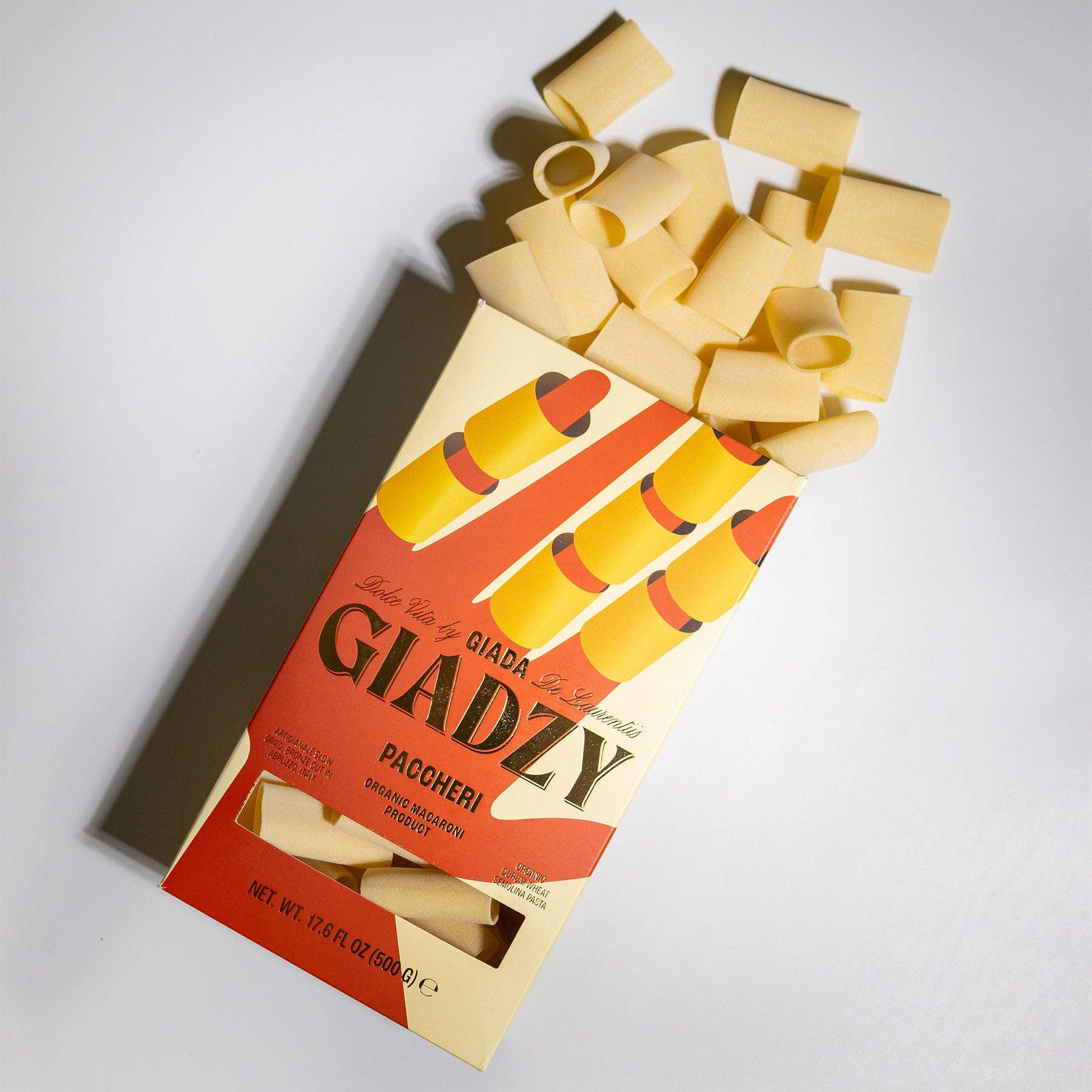 Giadzy Organic Paccheri Pasta