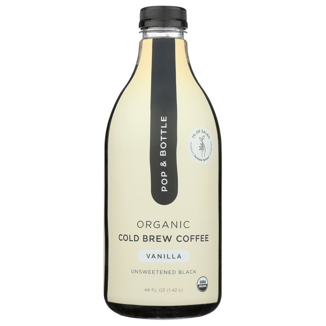 Pop & Bottle Cold Brew Unsweetened Vanilla