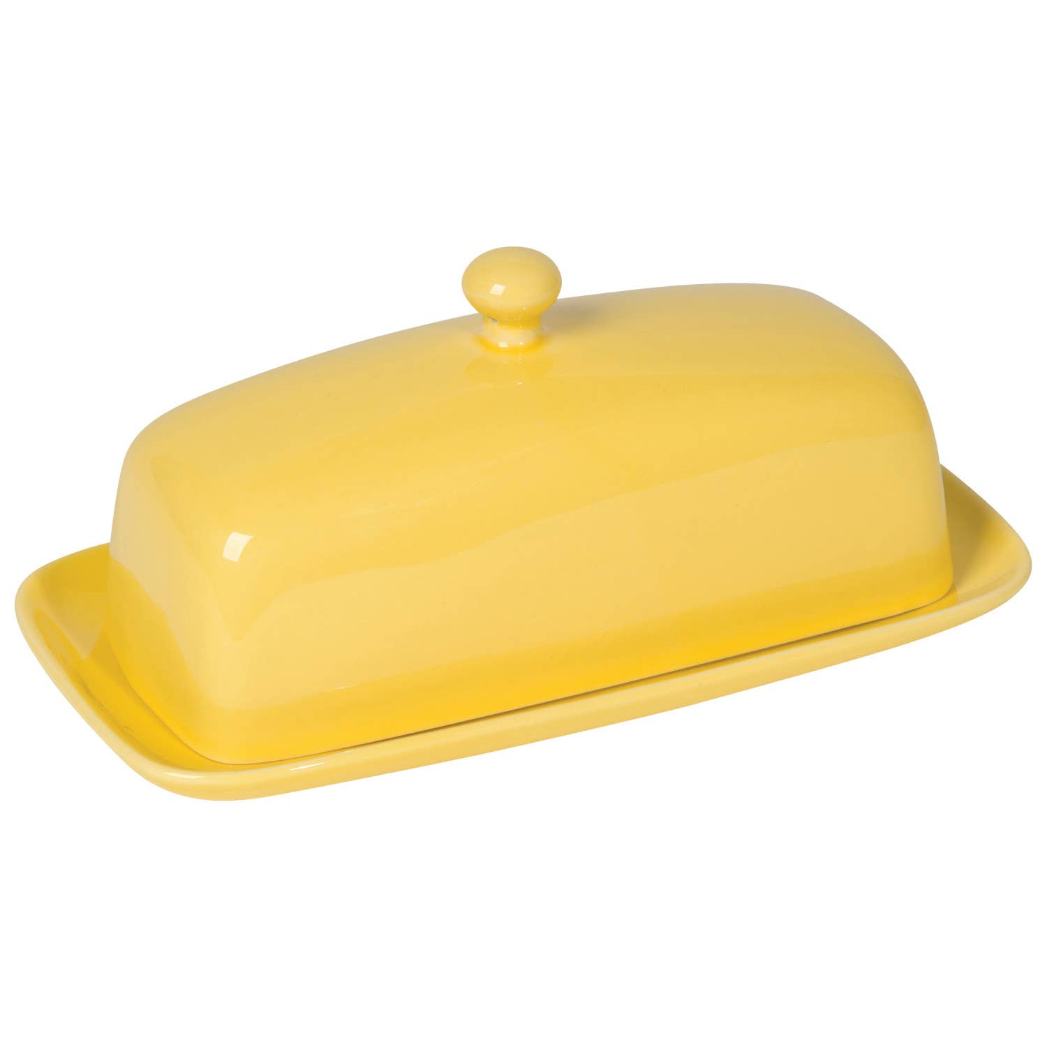 Lemon Yellow Butter Dish
