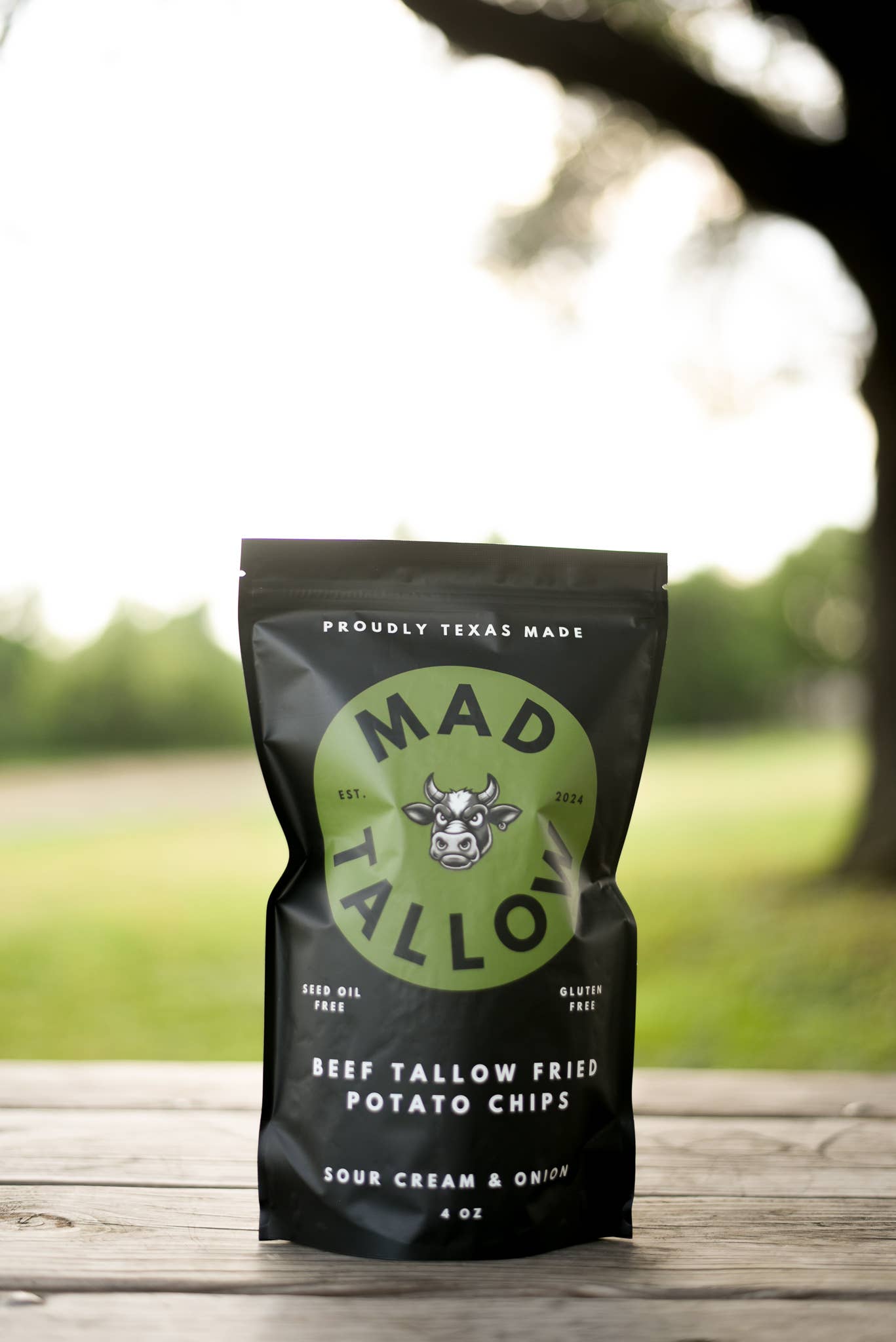 Mad Tallow Space City Sour Cream & Onion Beef Tallow Chips