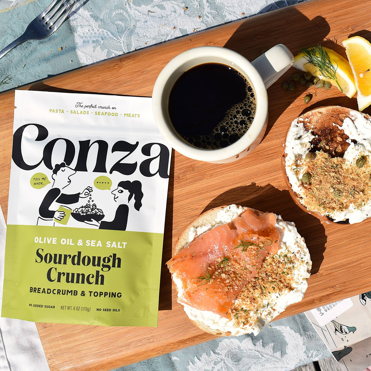 Conza Olive Oil & Sea Salt Sourdough Crunch Breadcrumbs