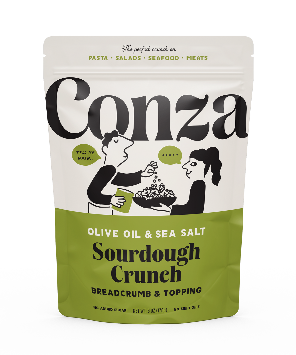 Conza Olive Oil & Sea Salt Sourdough Crunch Breadcrumbs