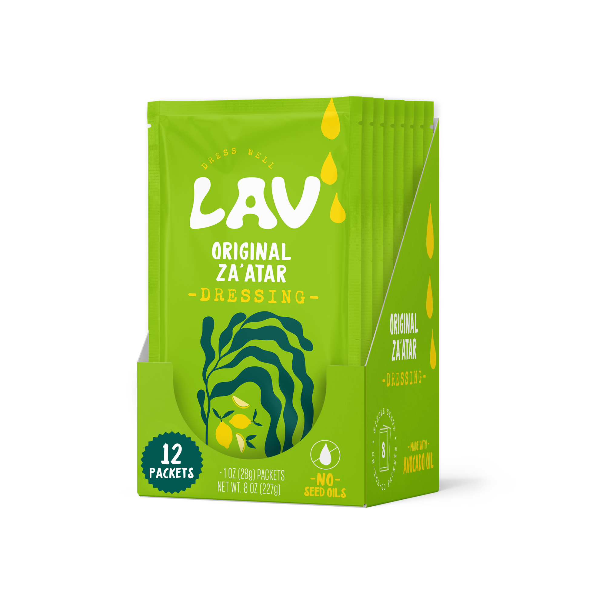 Lav Za'atar vinaigrette
