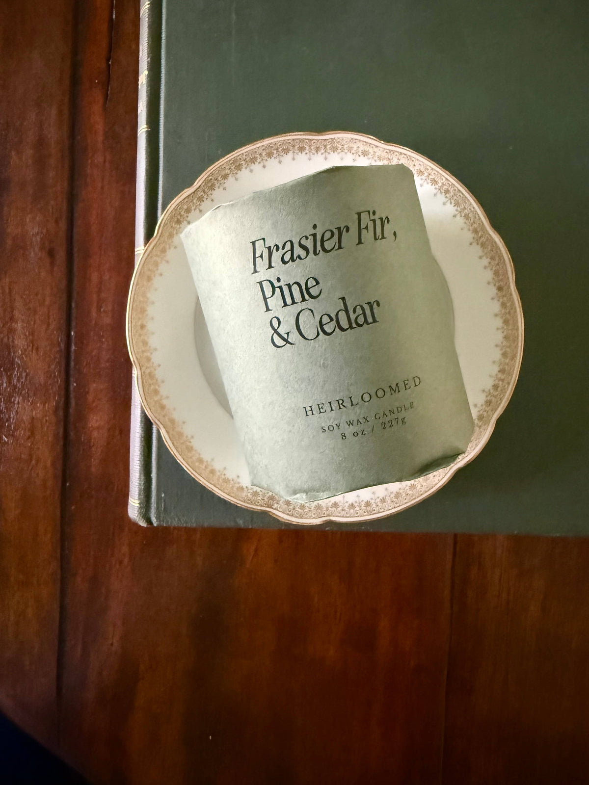 Heirloomed Candle Frasier Fir, Pine & Cedar