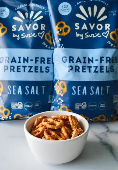 Savor by Suzie Grain Free Pretzels - Mini bag