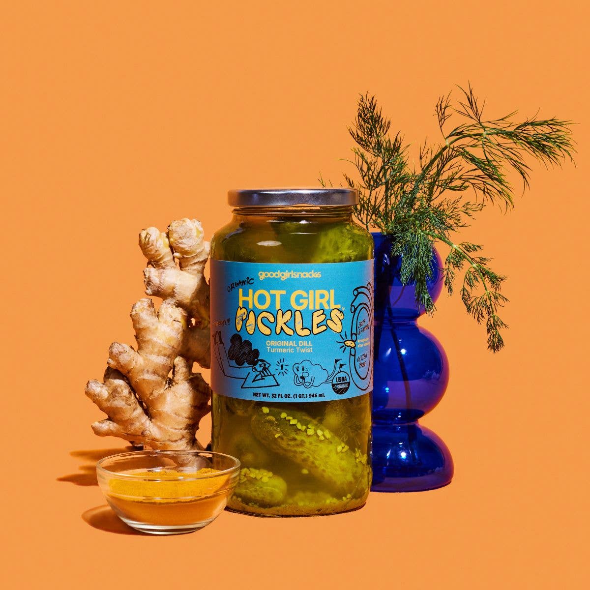 HOT GIRL PICKLES Original Dill