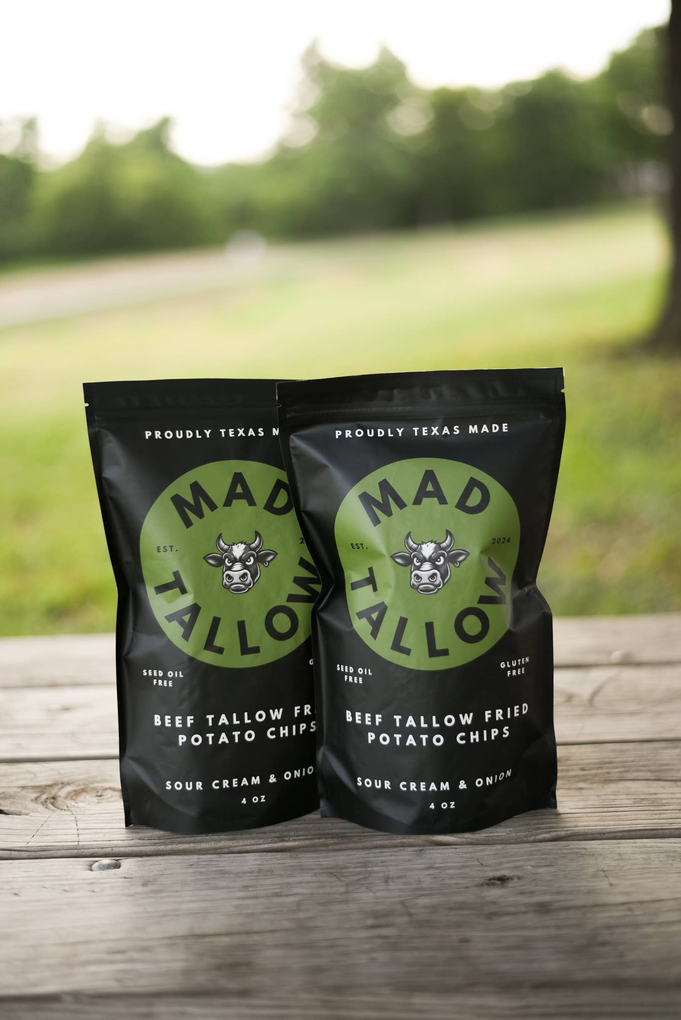 Mad Tallow Space City Sour Cream & Onion Beef Tallow Chips