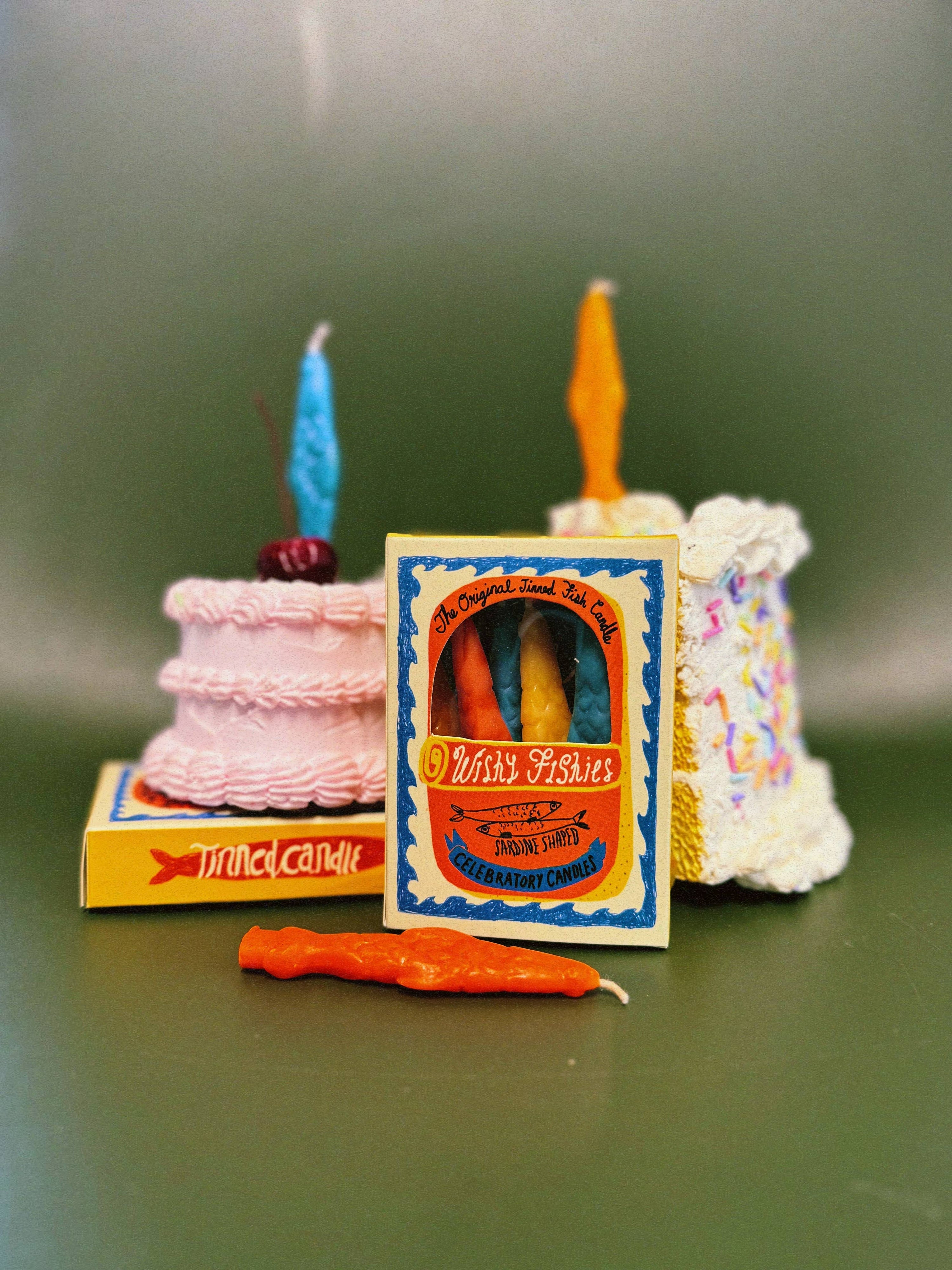 Wishy Fishies Sardine Celebratory Candles