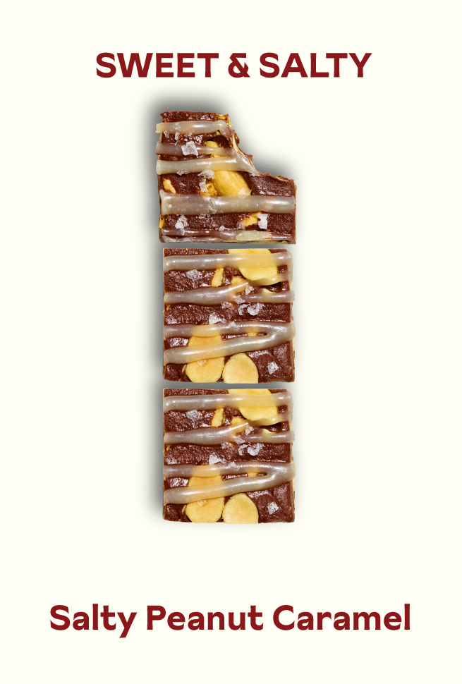 Kelsi's Salty Peanut Caramel Brownie Batter Bites