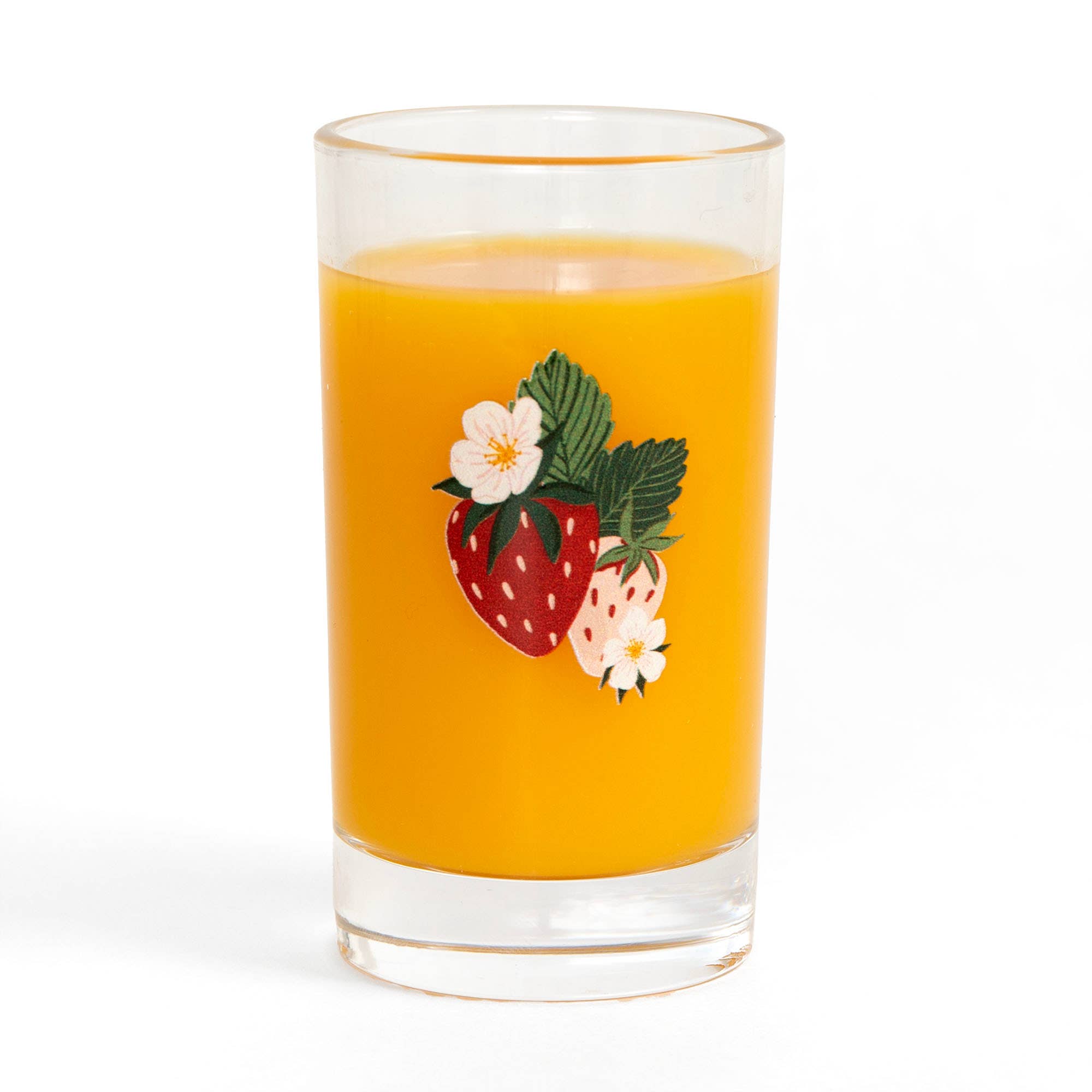 Strawberry Mini Juice Glass