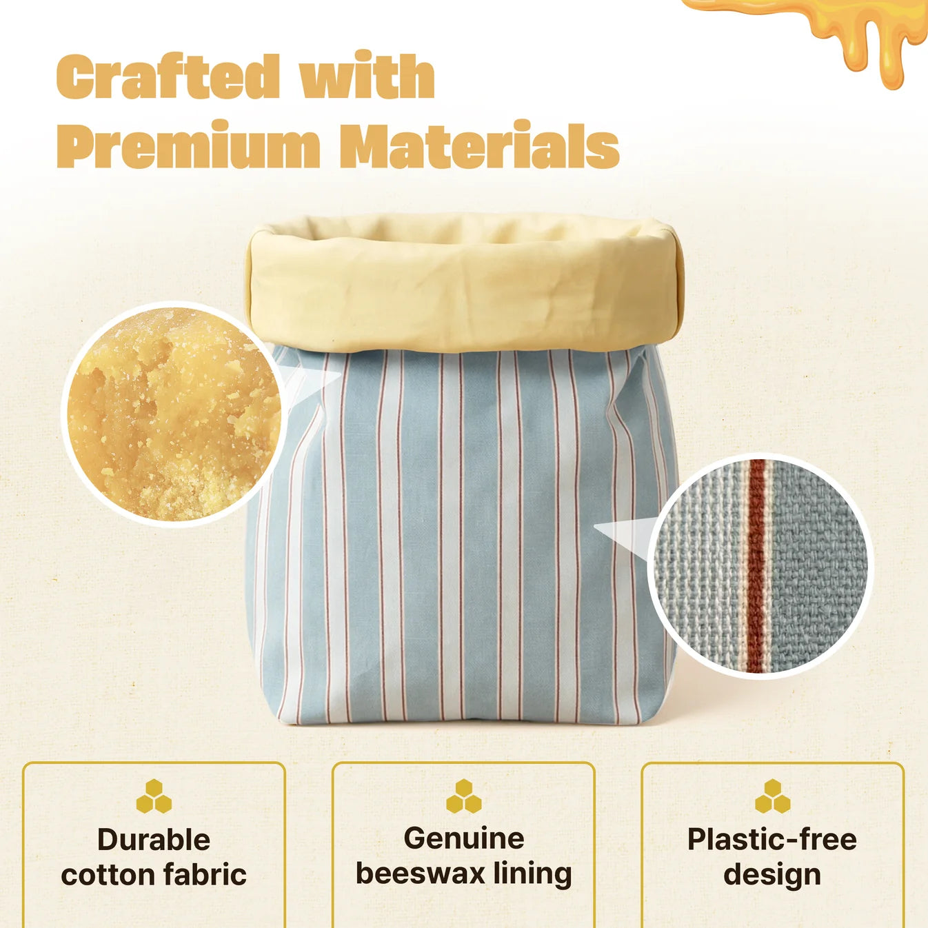 Day Seven Beeswax Bread Bag