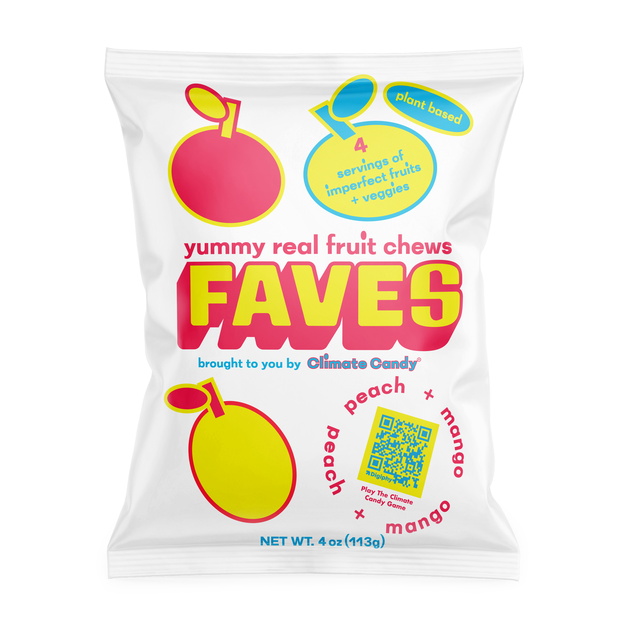 Faves Peach Mango Fruit Chews