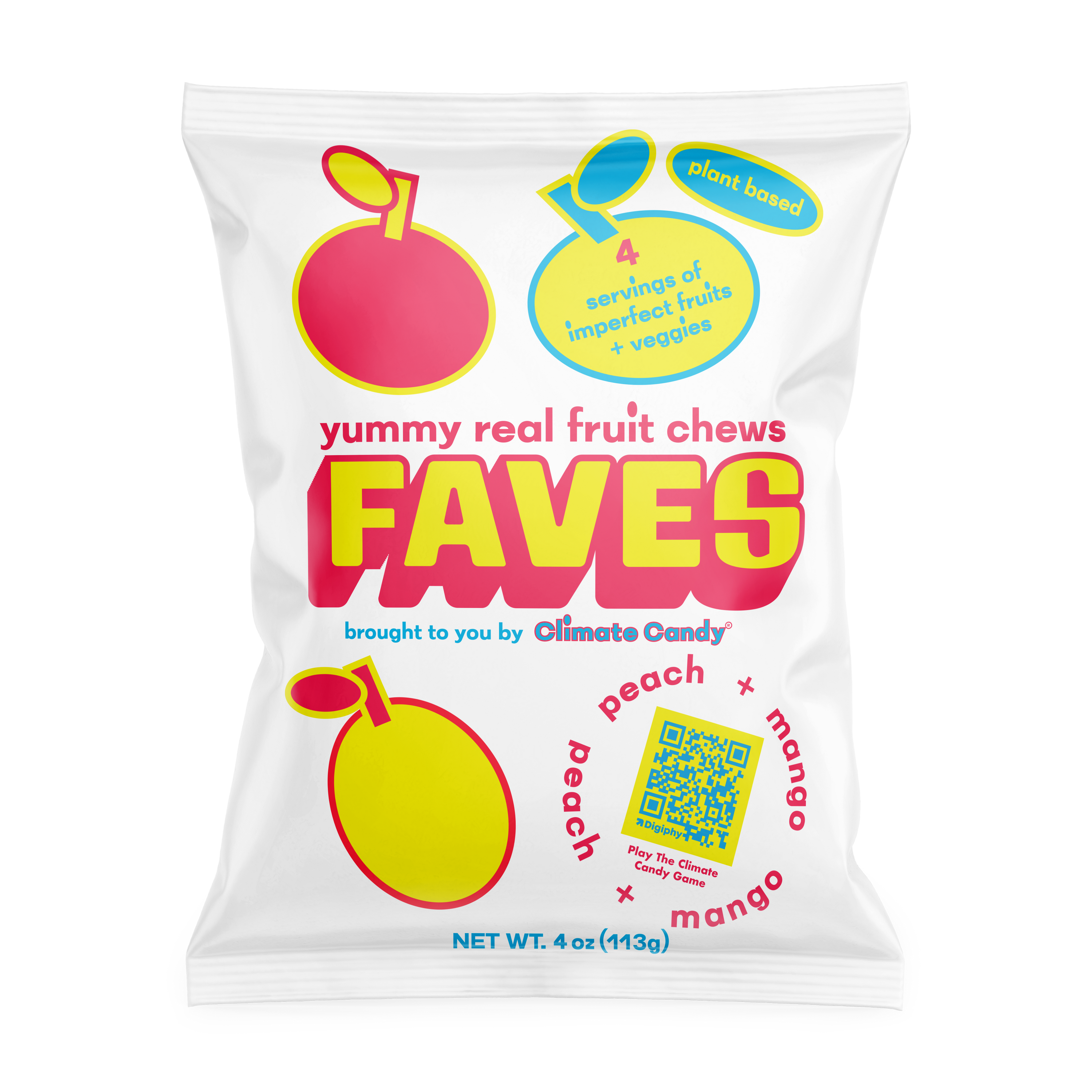 Faves Peach Mango Fruit Chews