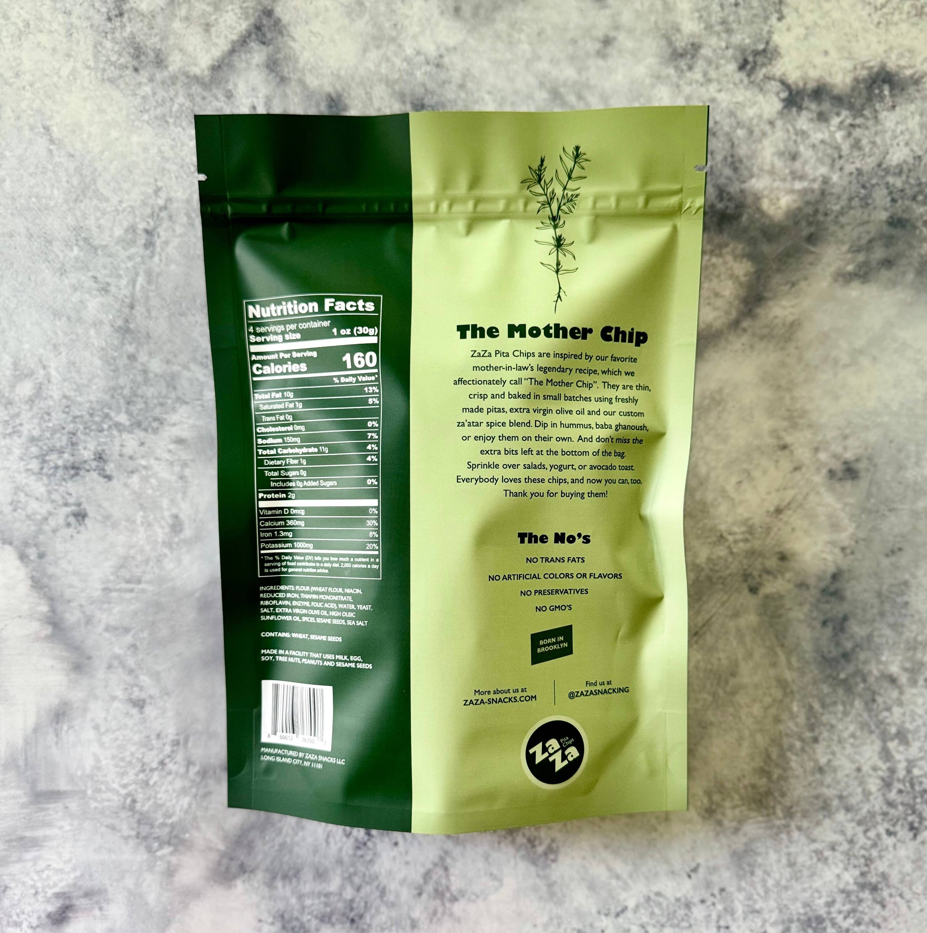ZaZa Za'atar Pita Chips