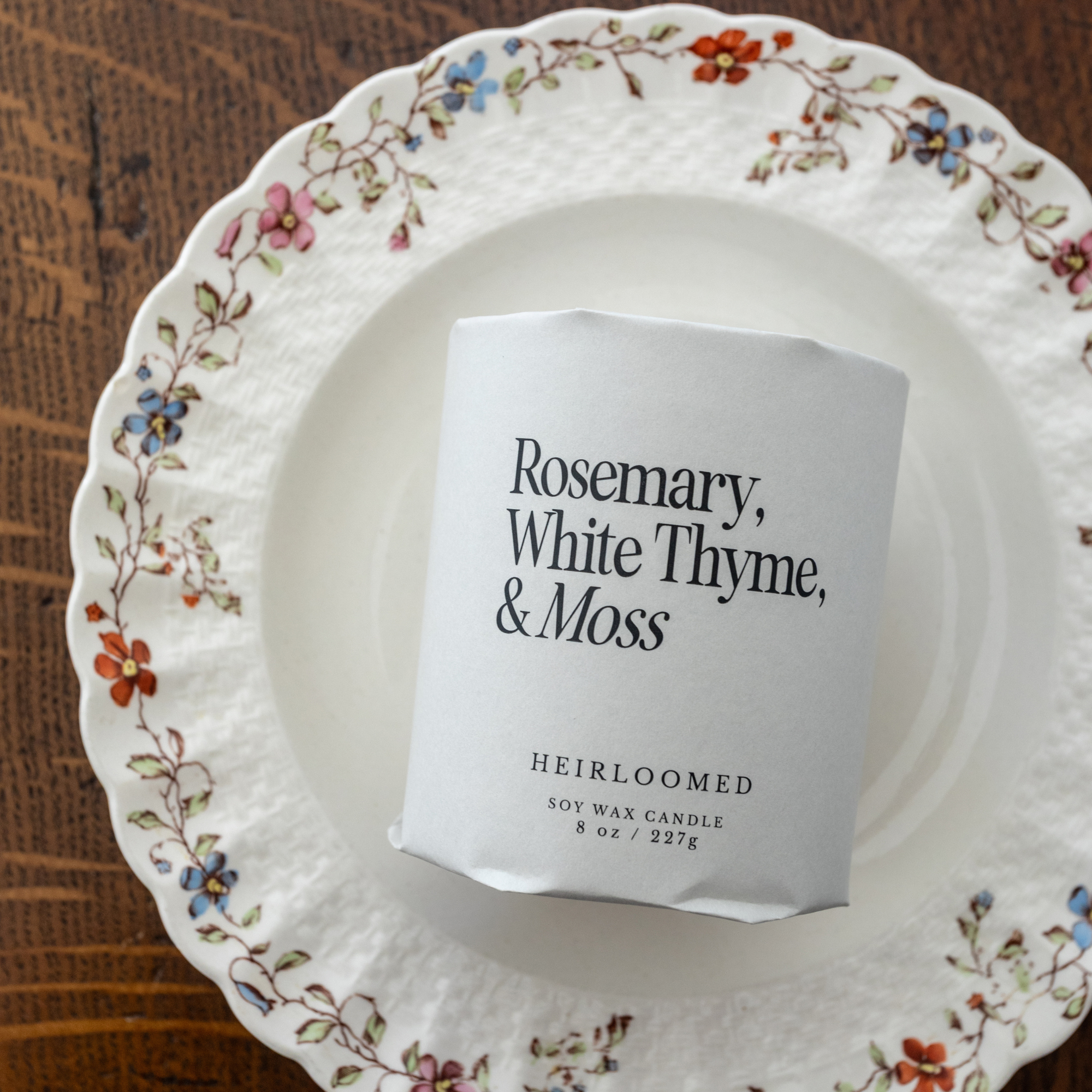 Rosemary, Thyme, Moss Candle