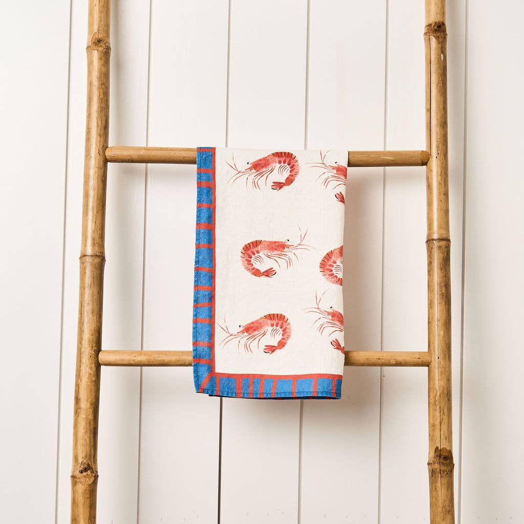 Bucket of Shrimp Tea Towel