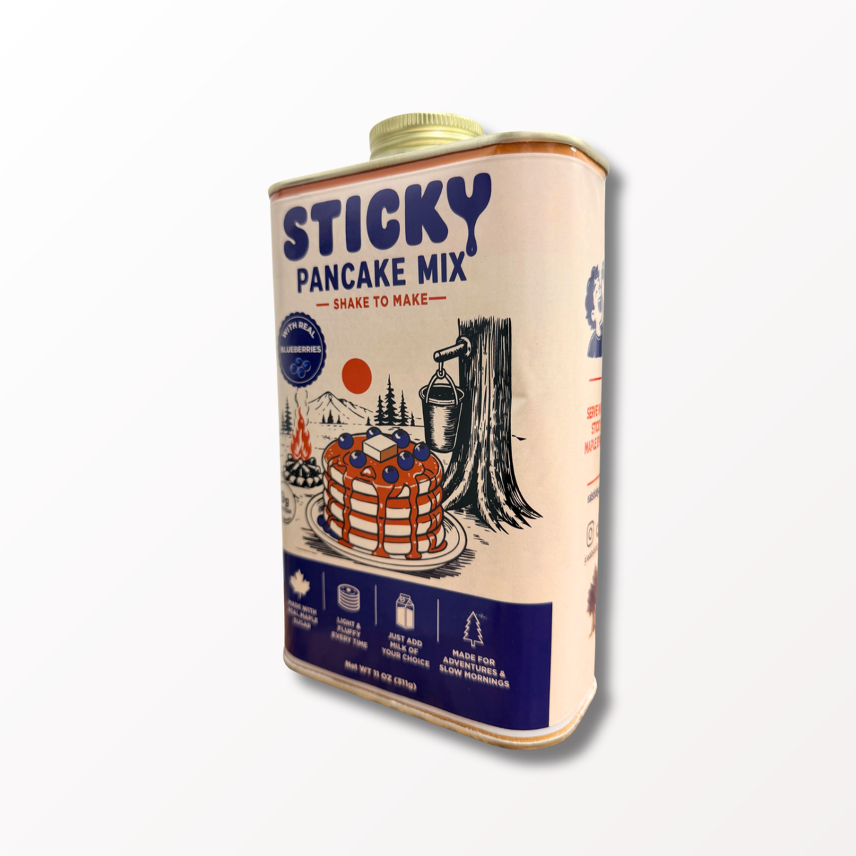 Sticky Blueberry Pancake Mix