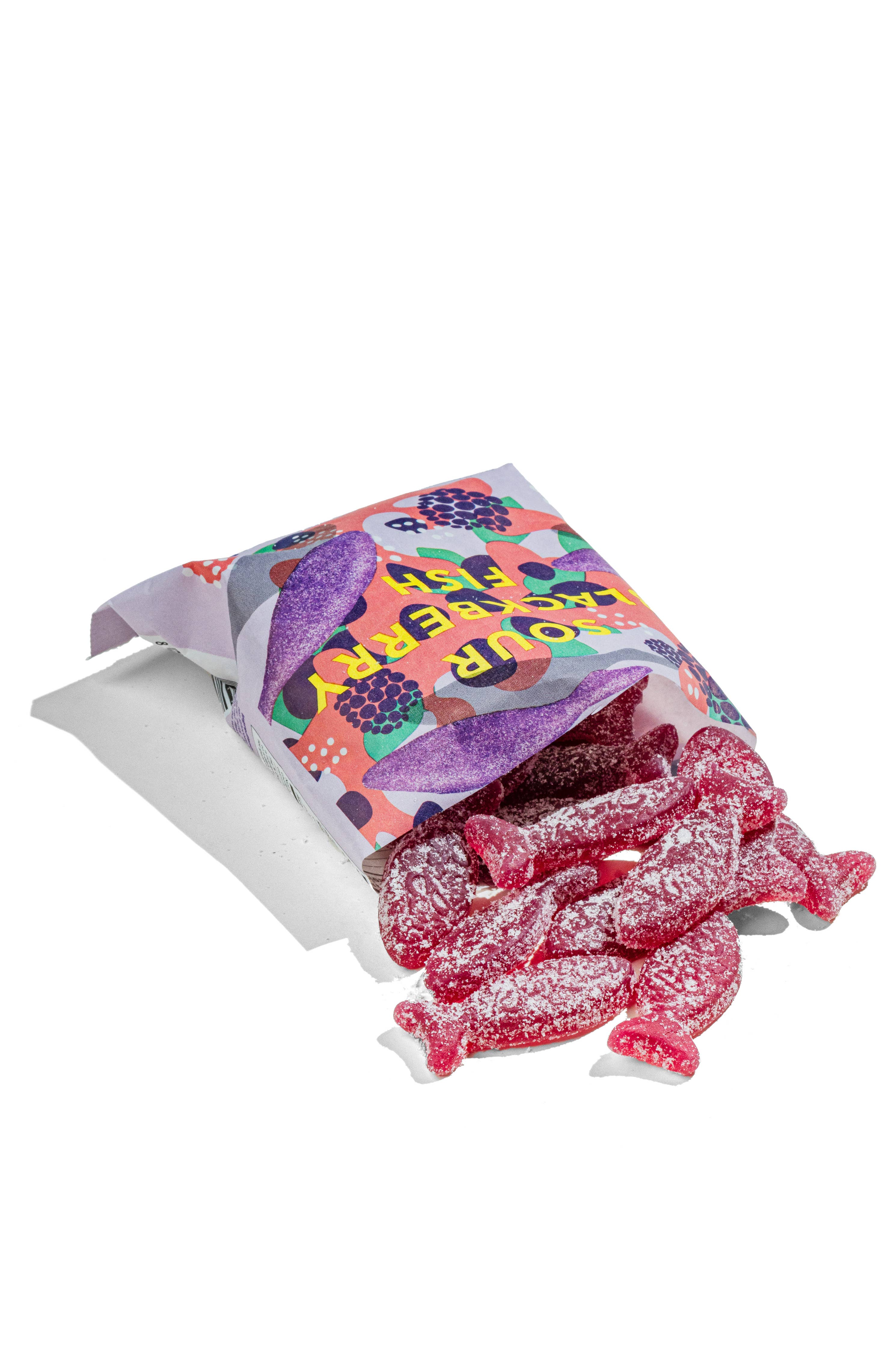 Sour Blackberry Fish Swedish Candy