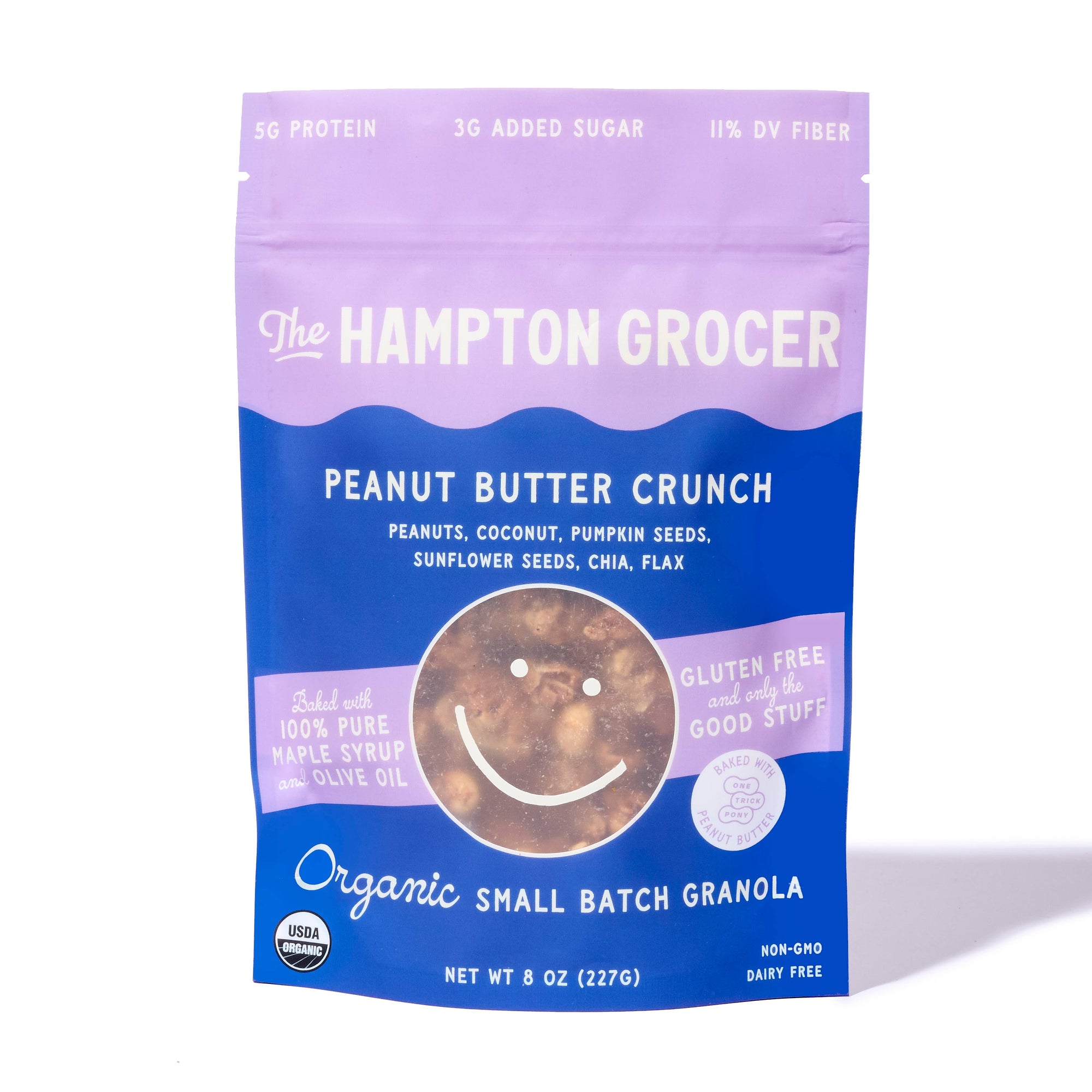 Organic Peanut Butter Crunch Granola  (w/ One Trick Pony PB)