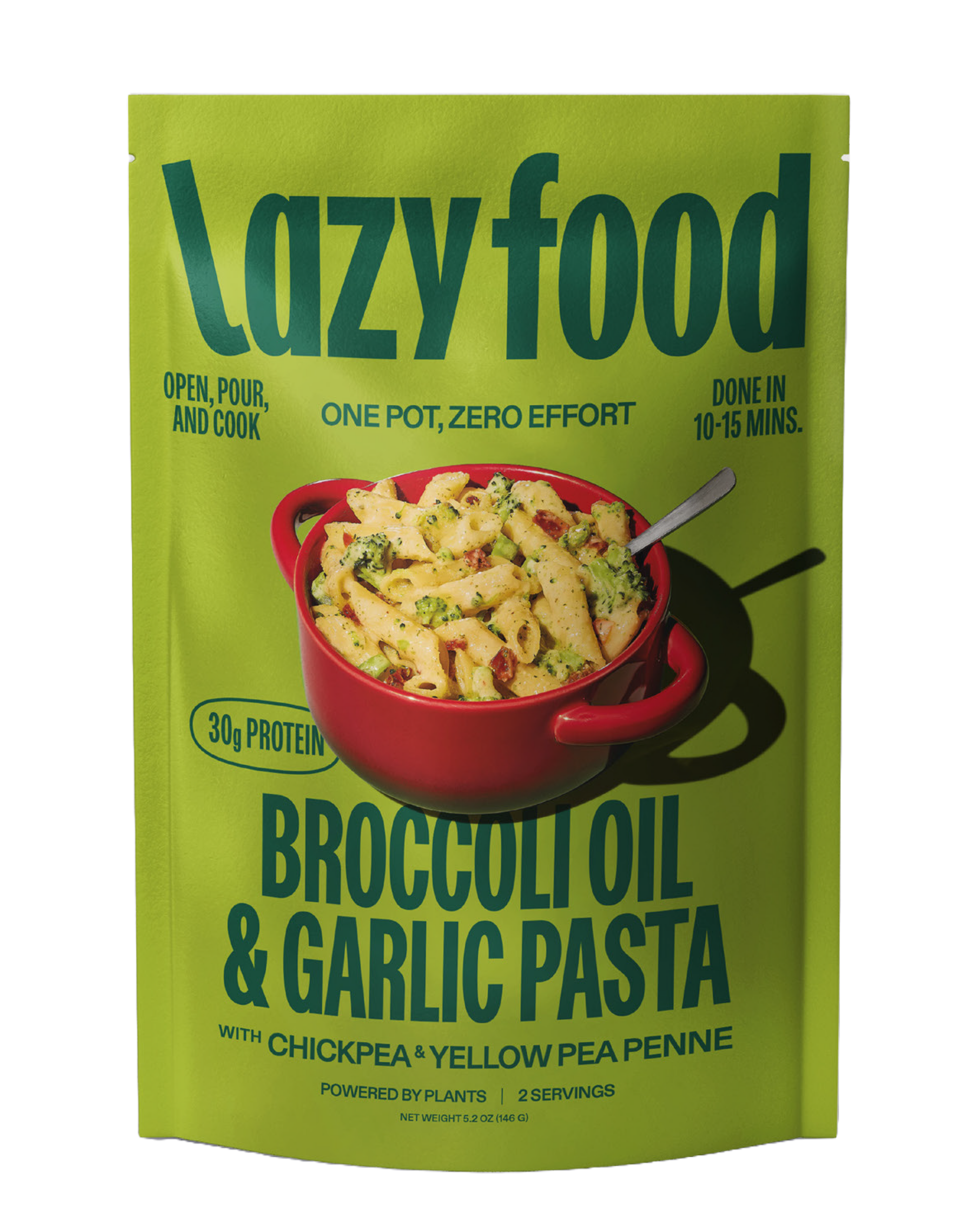 Lazyfood Protein Pasta Broccoli, garlic & oil