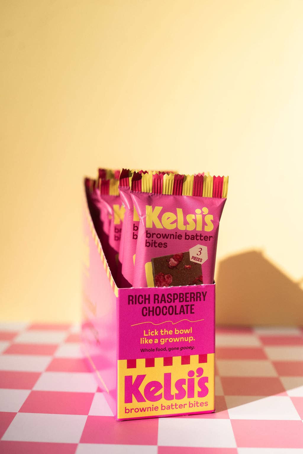 Kelsi's Raspberry Chocolate Brownie Batter Bites