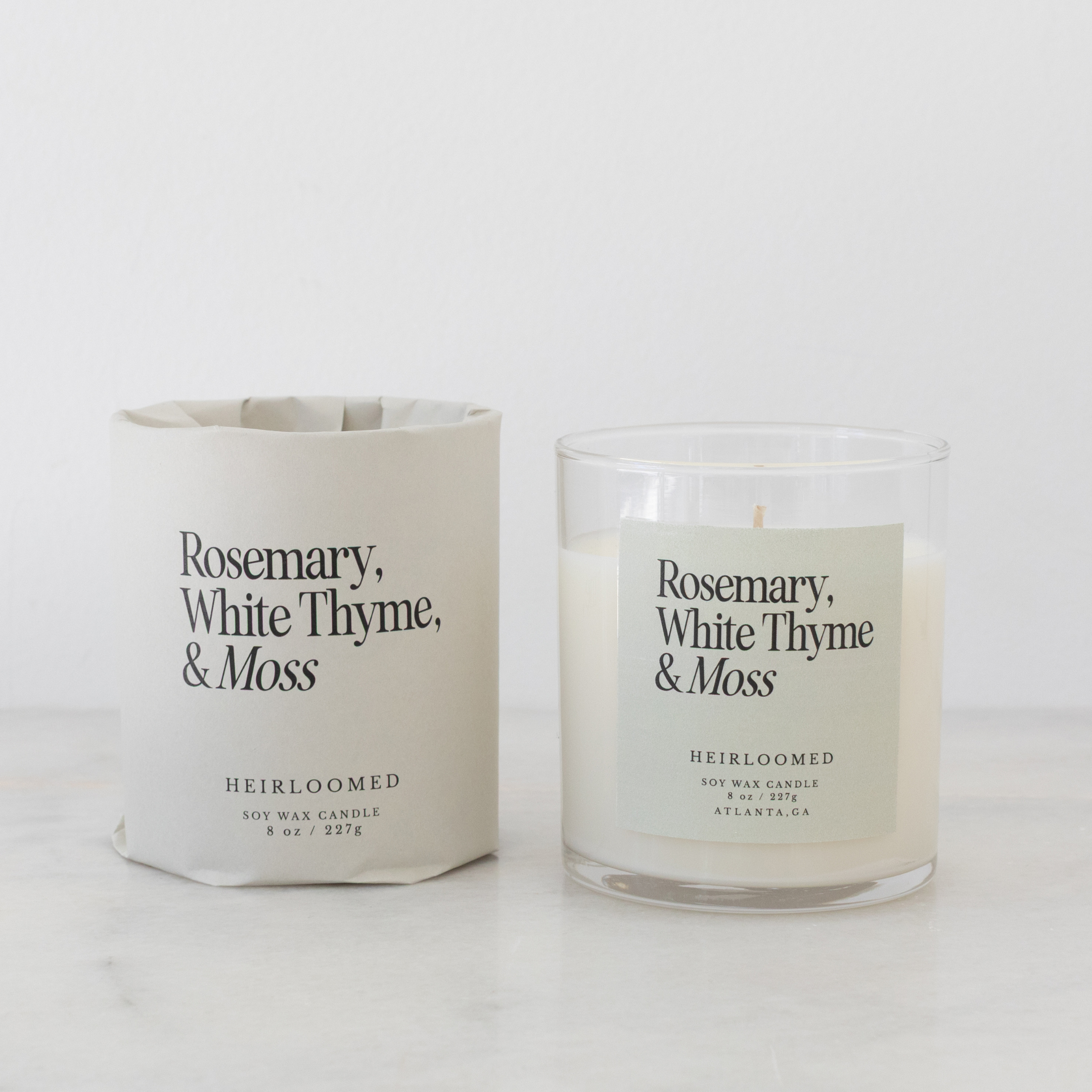 Rosemary, Thyme, Moss Candle