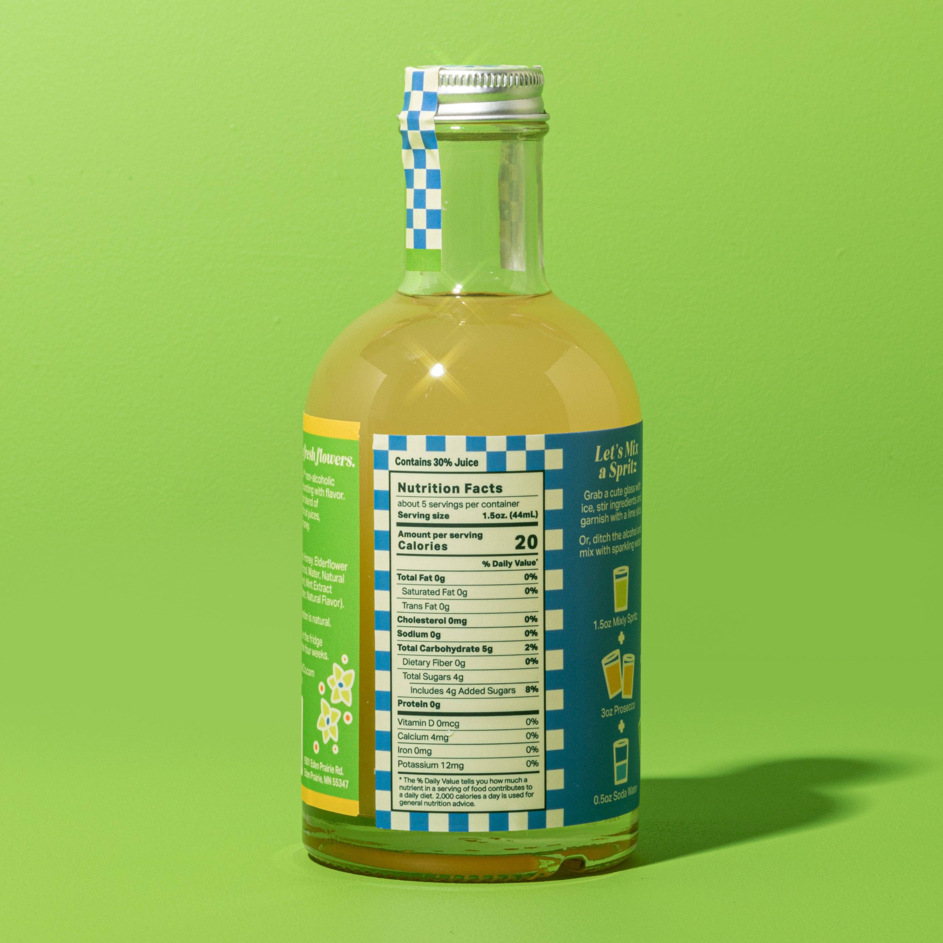 Mixly Elderflower Mint Spritz Mixer
