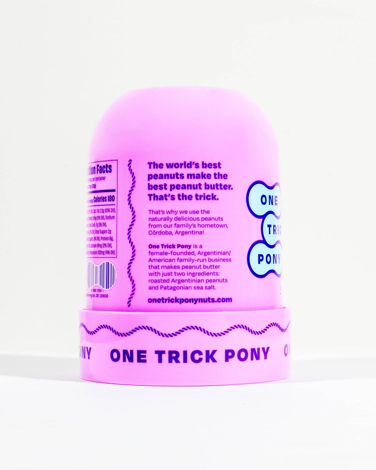 One Trick Pony Silky Smooth Organic All Natural Peanut Butter