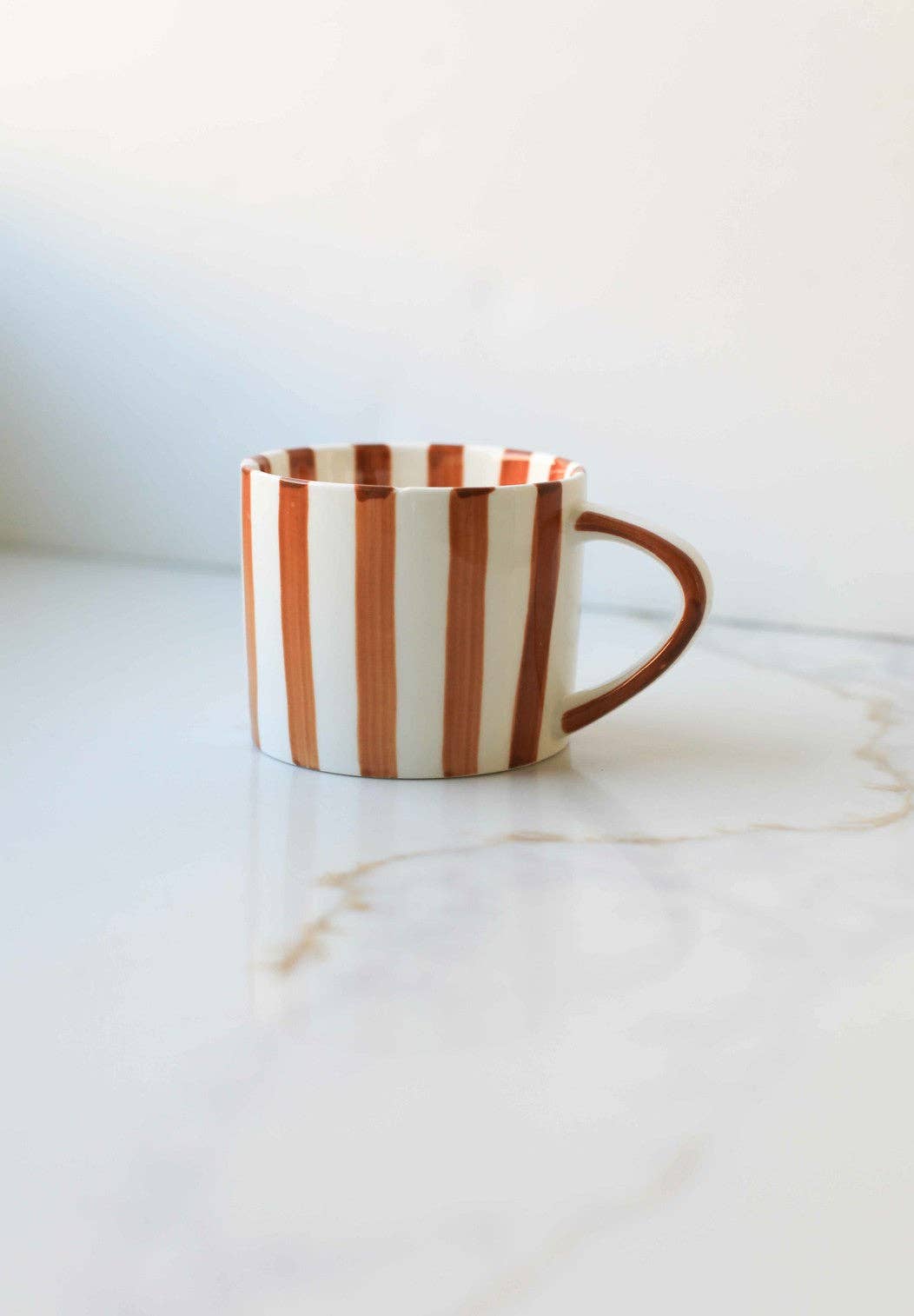 Red Striped Mug