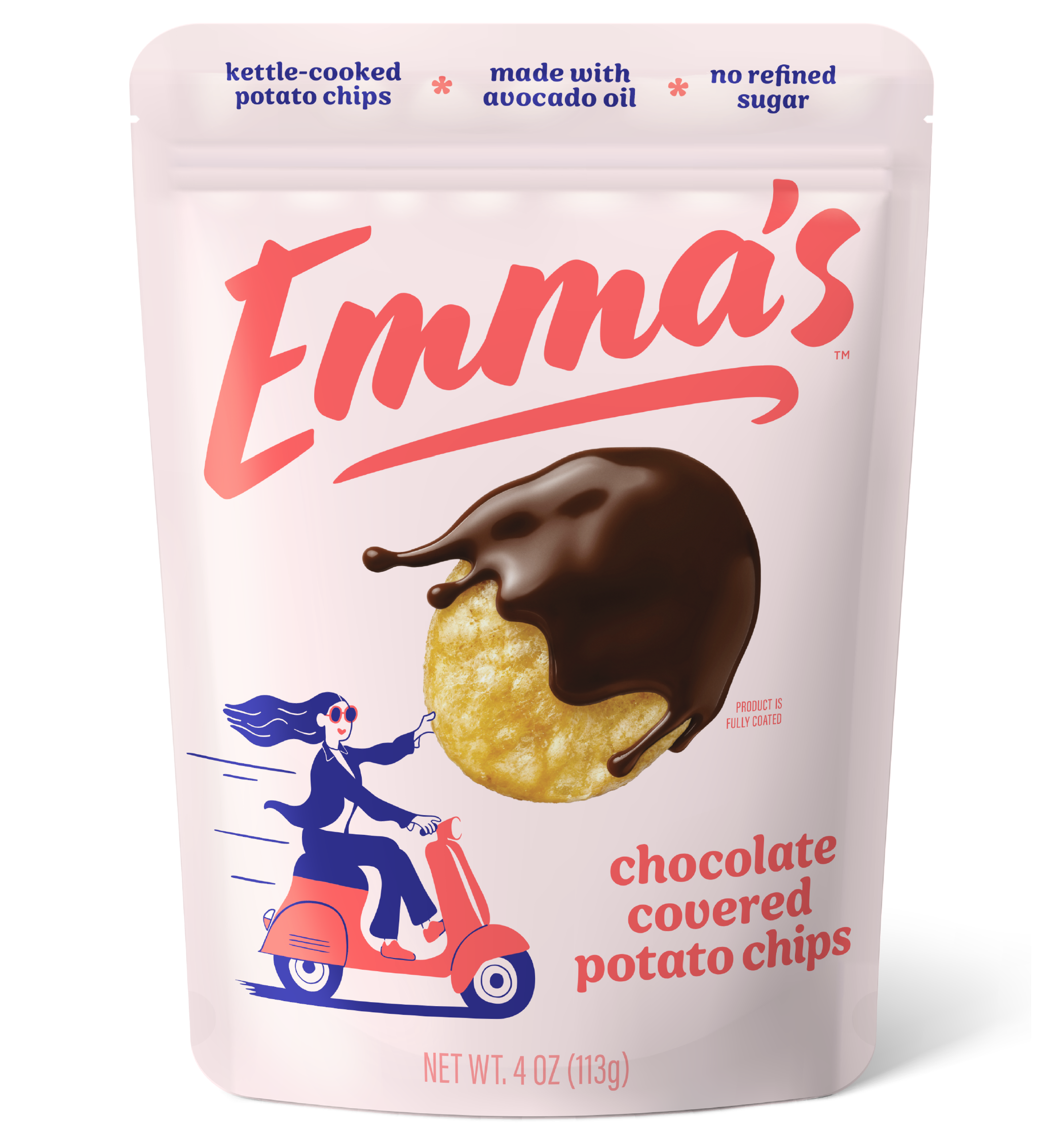 Emma's Chocolate-covered potato chips