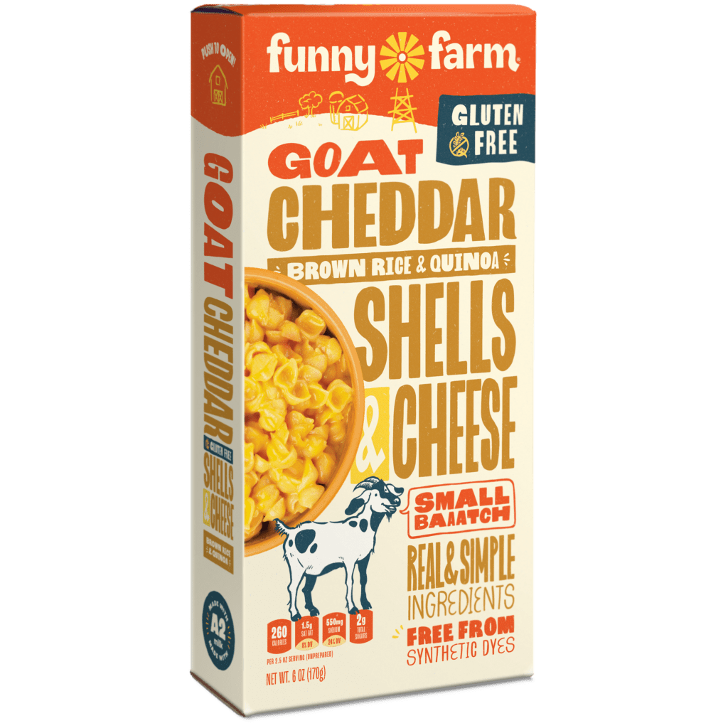 Funny Farm Gluten Free Cheddar Mac & Cheese