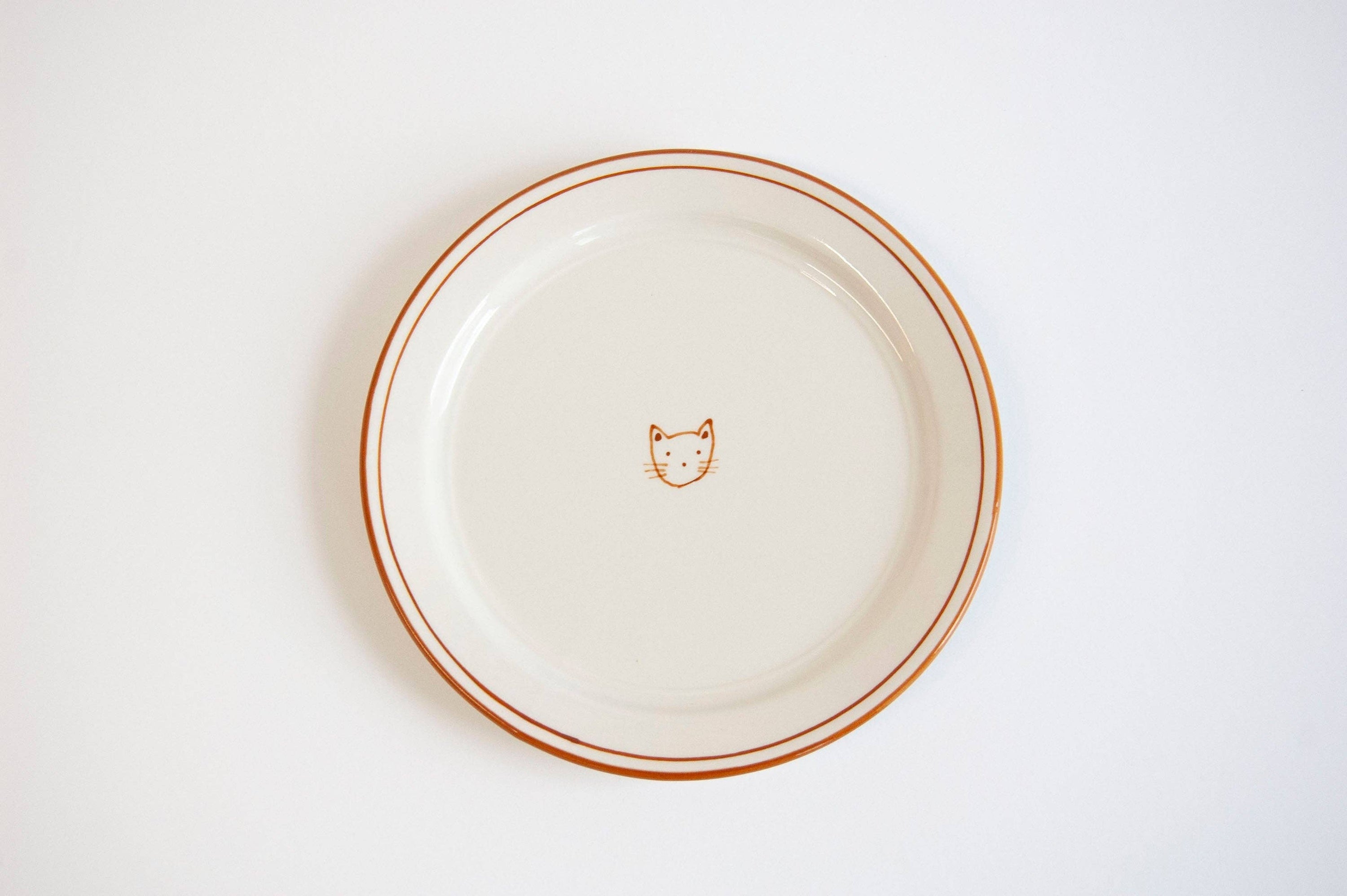 Cat dinner plate
