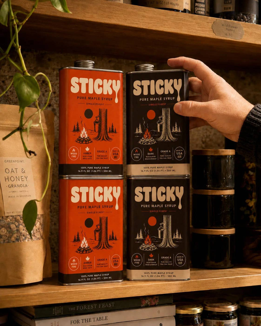 Sticky Amber Maple Syrup