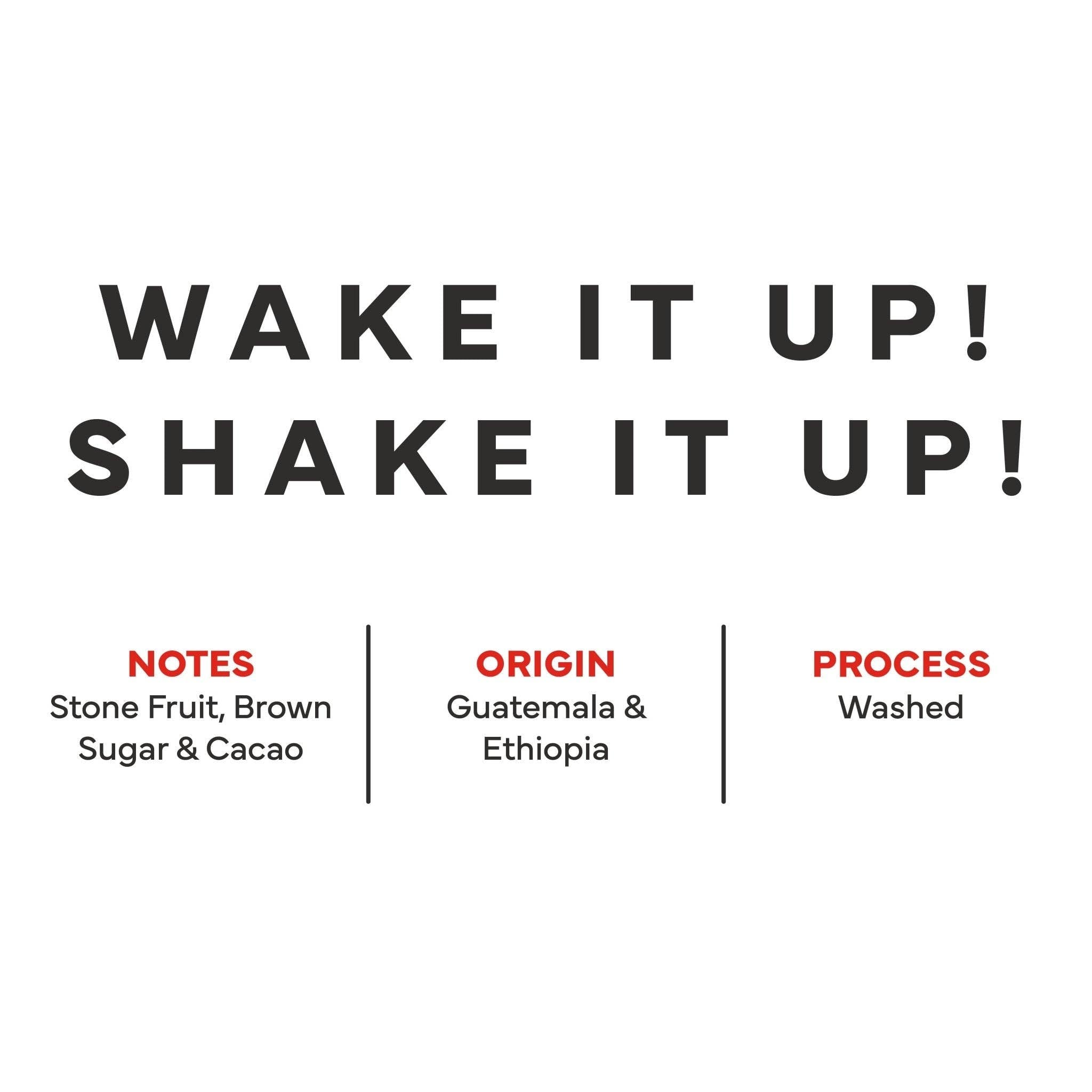 Wake it up, Shake it up Blend