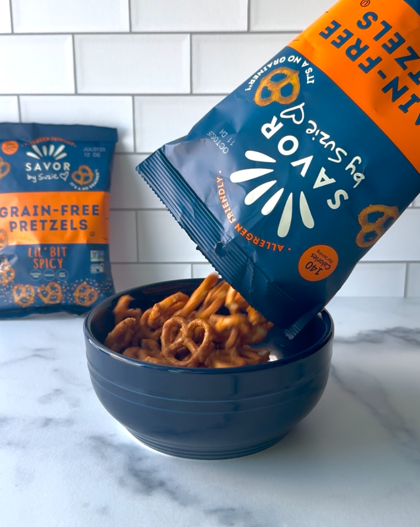 Savor by Suzie Spicy Grain Free Pretzels 5oz