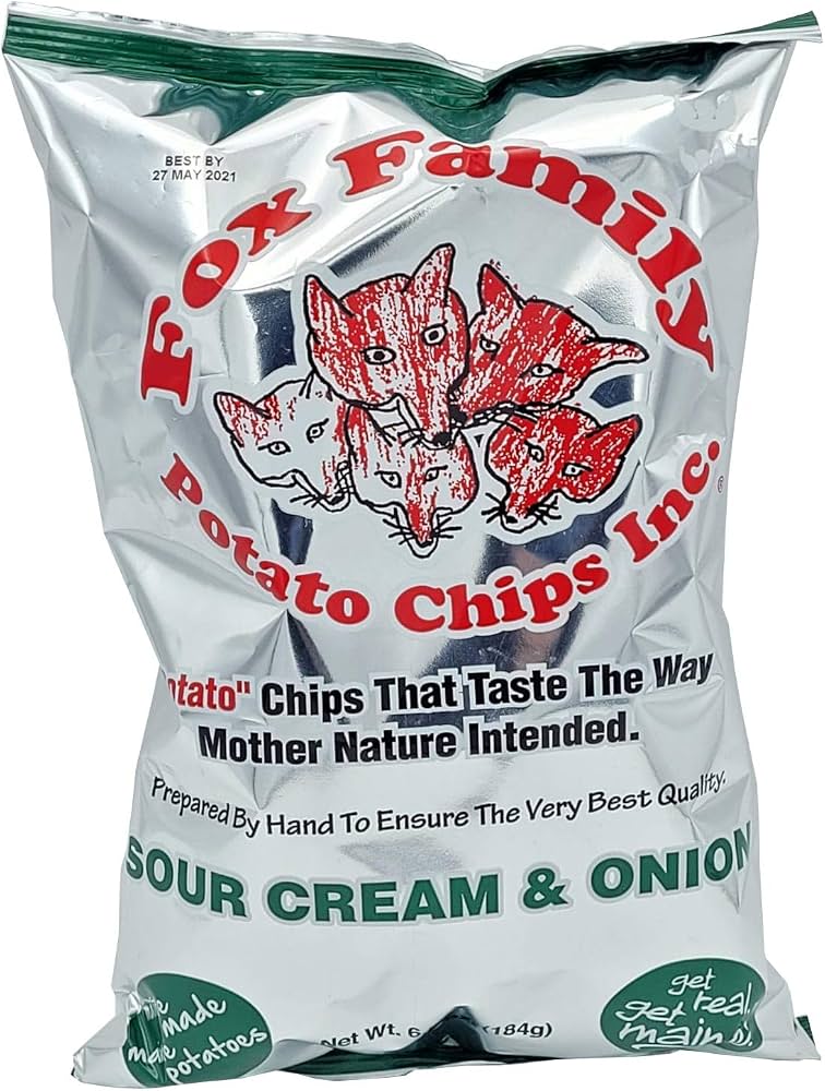 Fox Family Sour Cream & Onion Chips