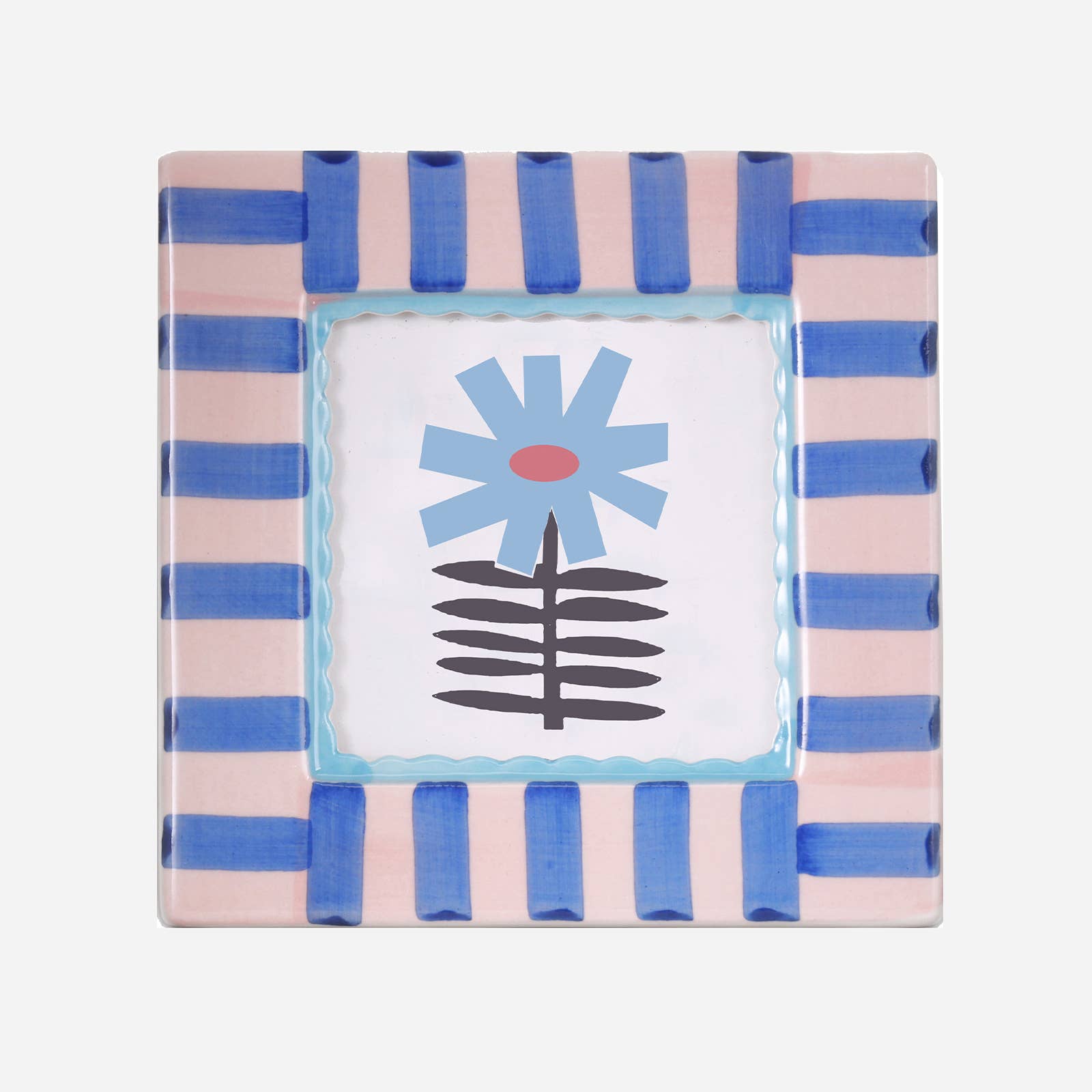 Blue Striped Frame