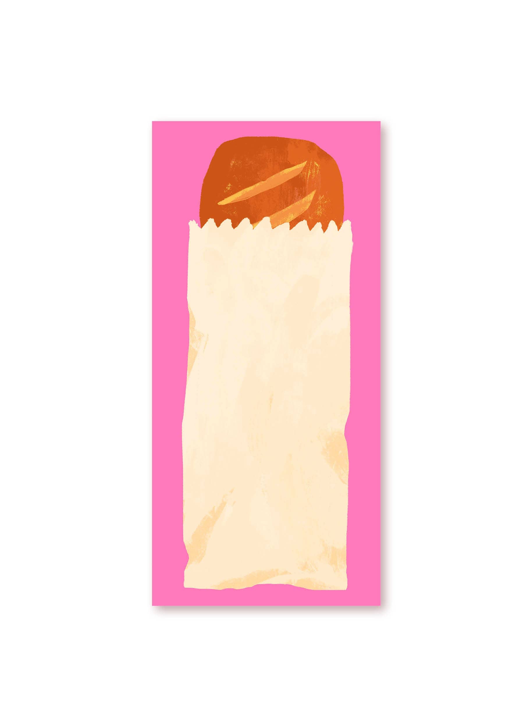 Bread List Pad – Cute Grocery To-Do List Notepad
