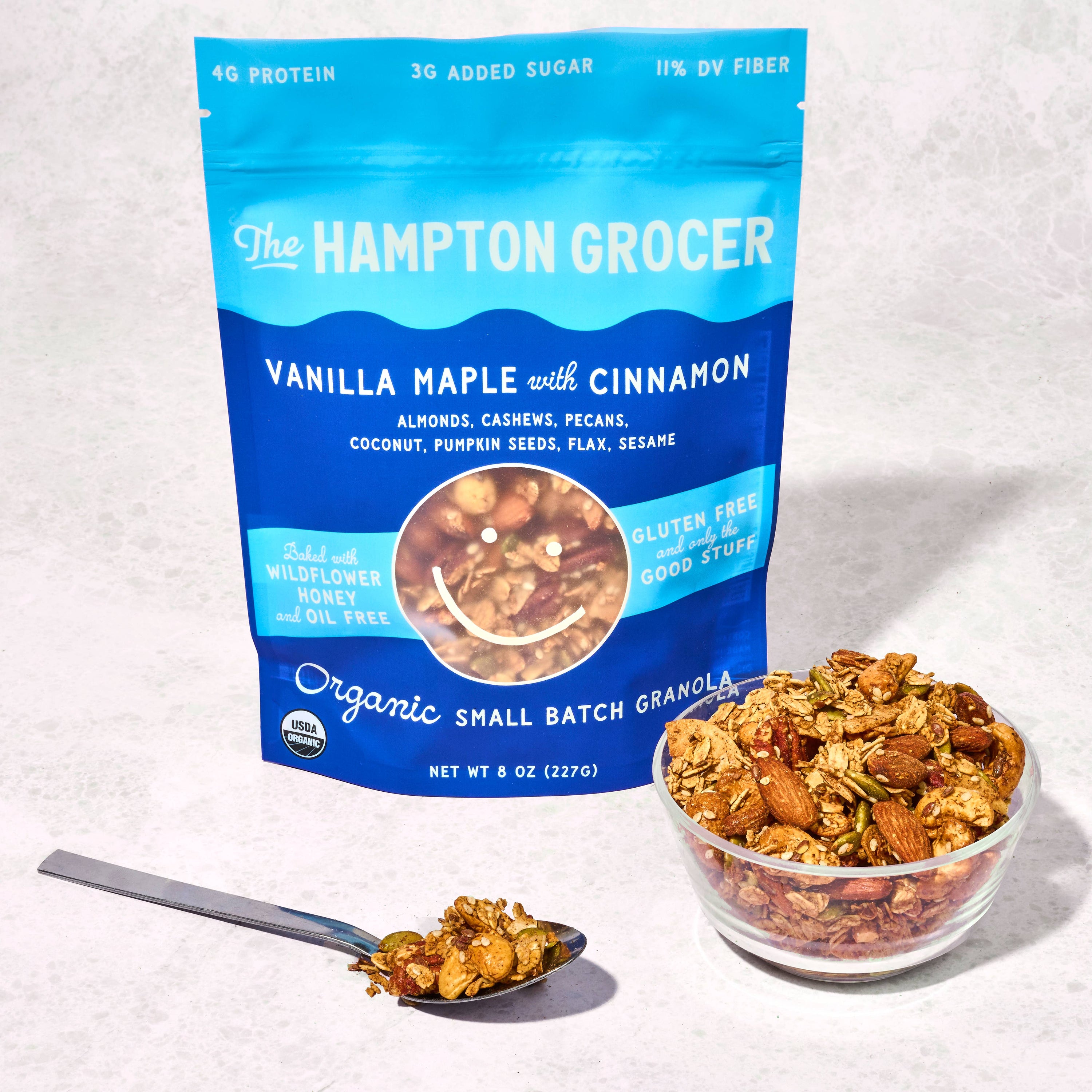 Organic Vanilla Maple with Cinnamon Granola