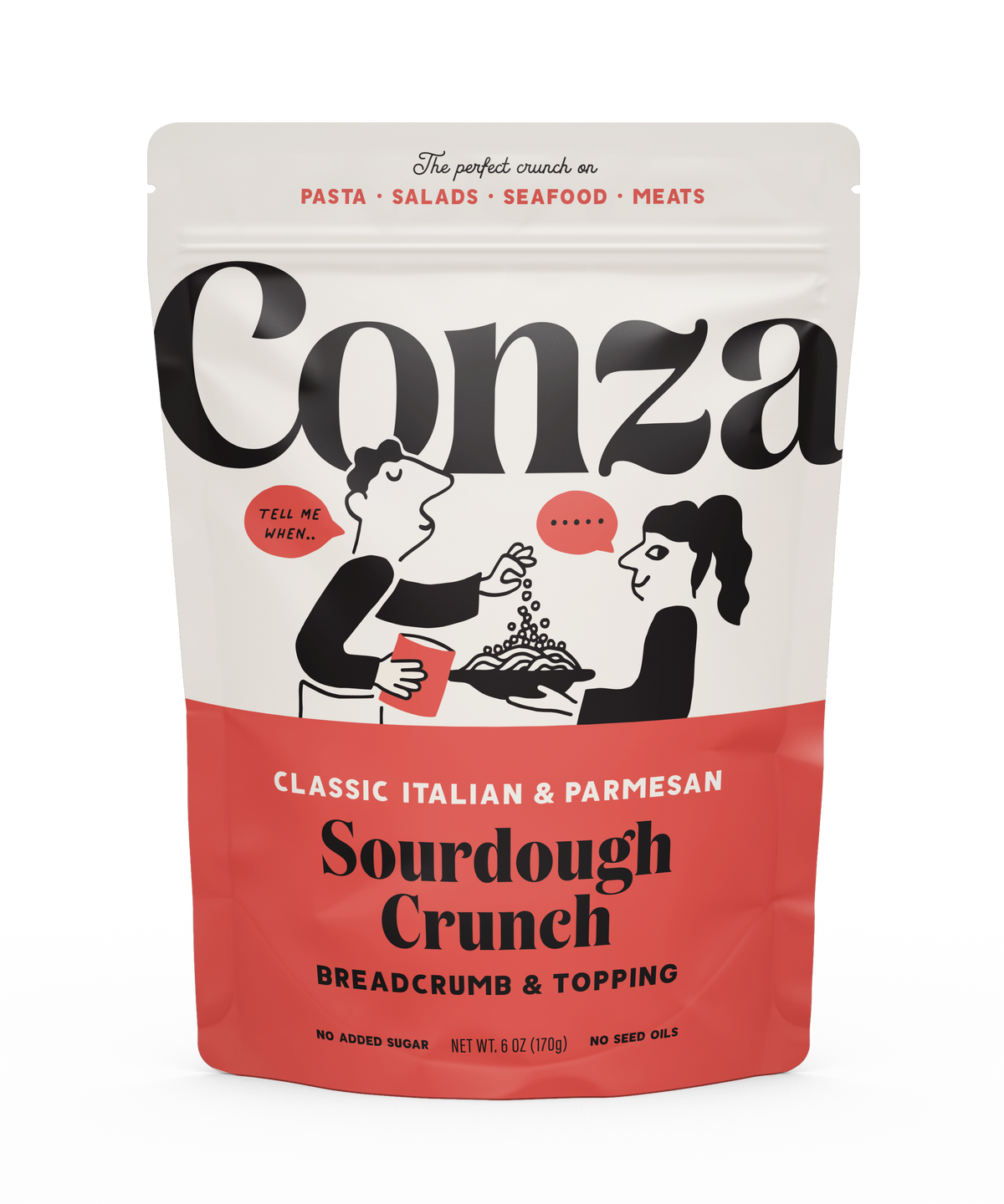 Conza Italian Herb & Parmesan Sourdough Crunch Breadcrumbs