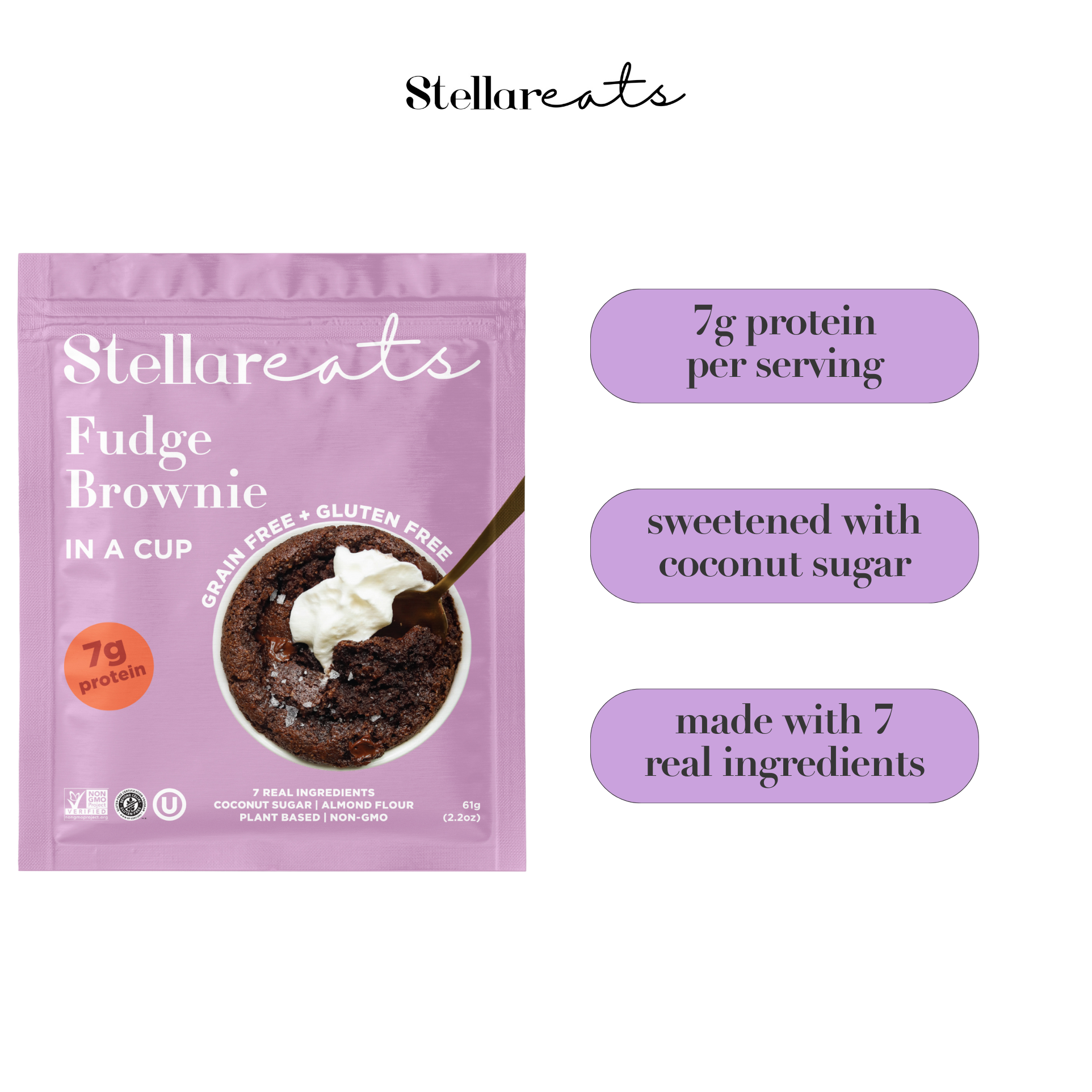 Stellar Eats Fudge Brownie In A Cup
