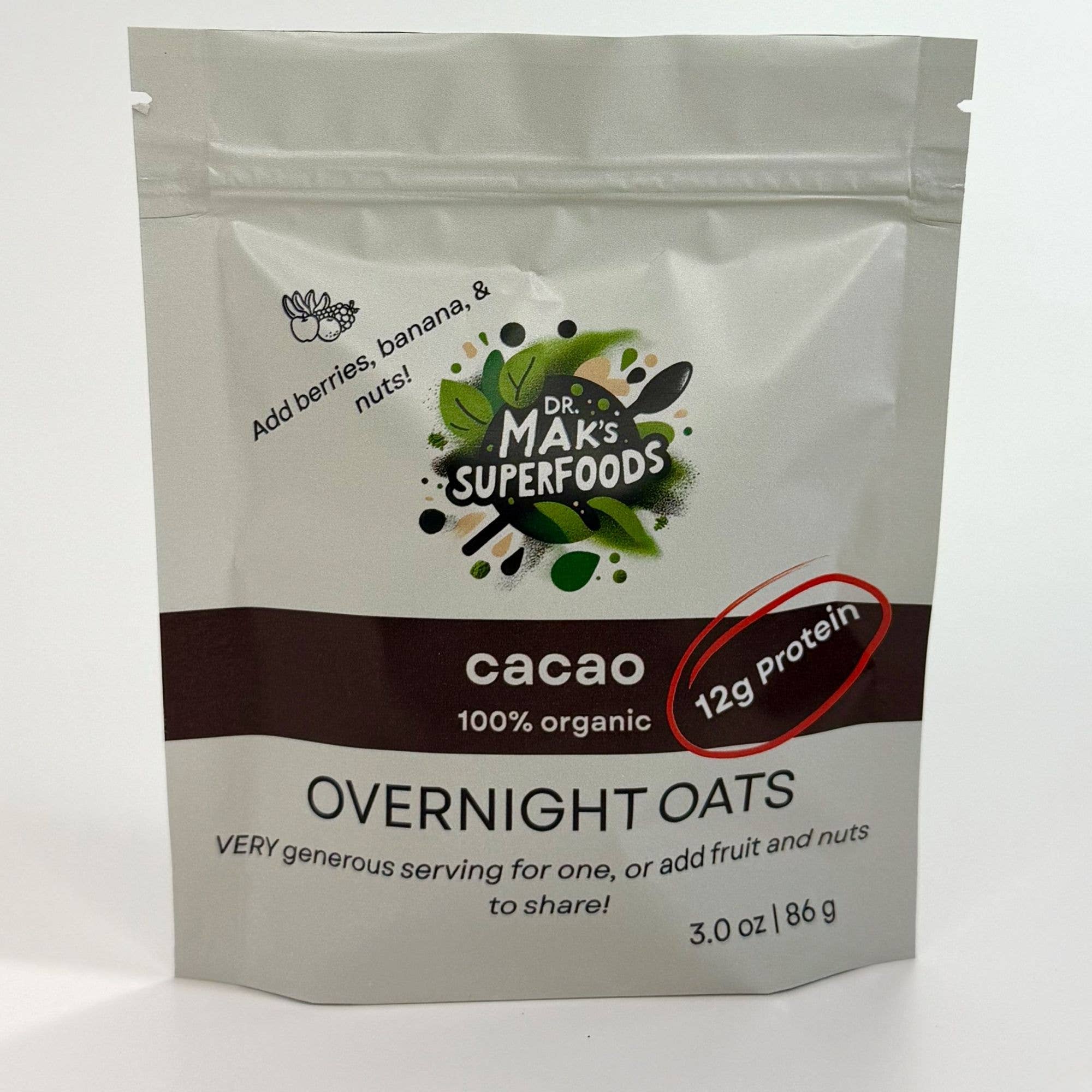 Maks Organic Overnight Oats Cacao