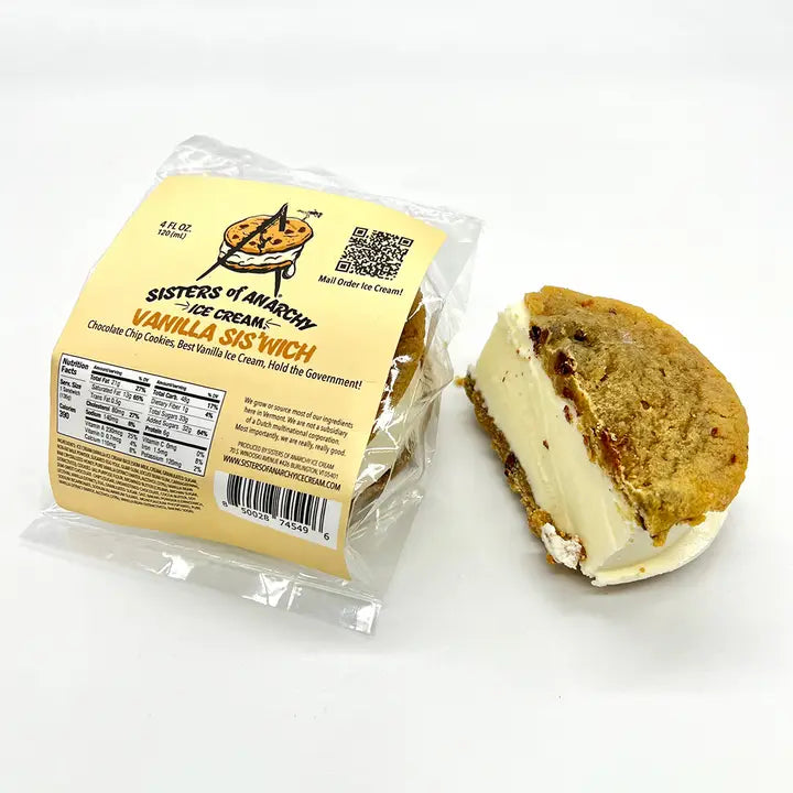 Sisters of Anarchy Vanilla Ice Cream Sandwich