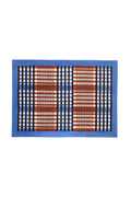 Inner Child Plaid Placemat in Brown and Blue