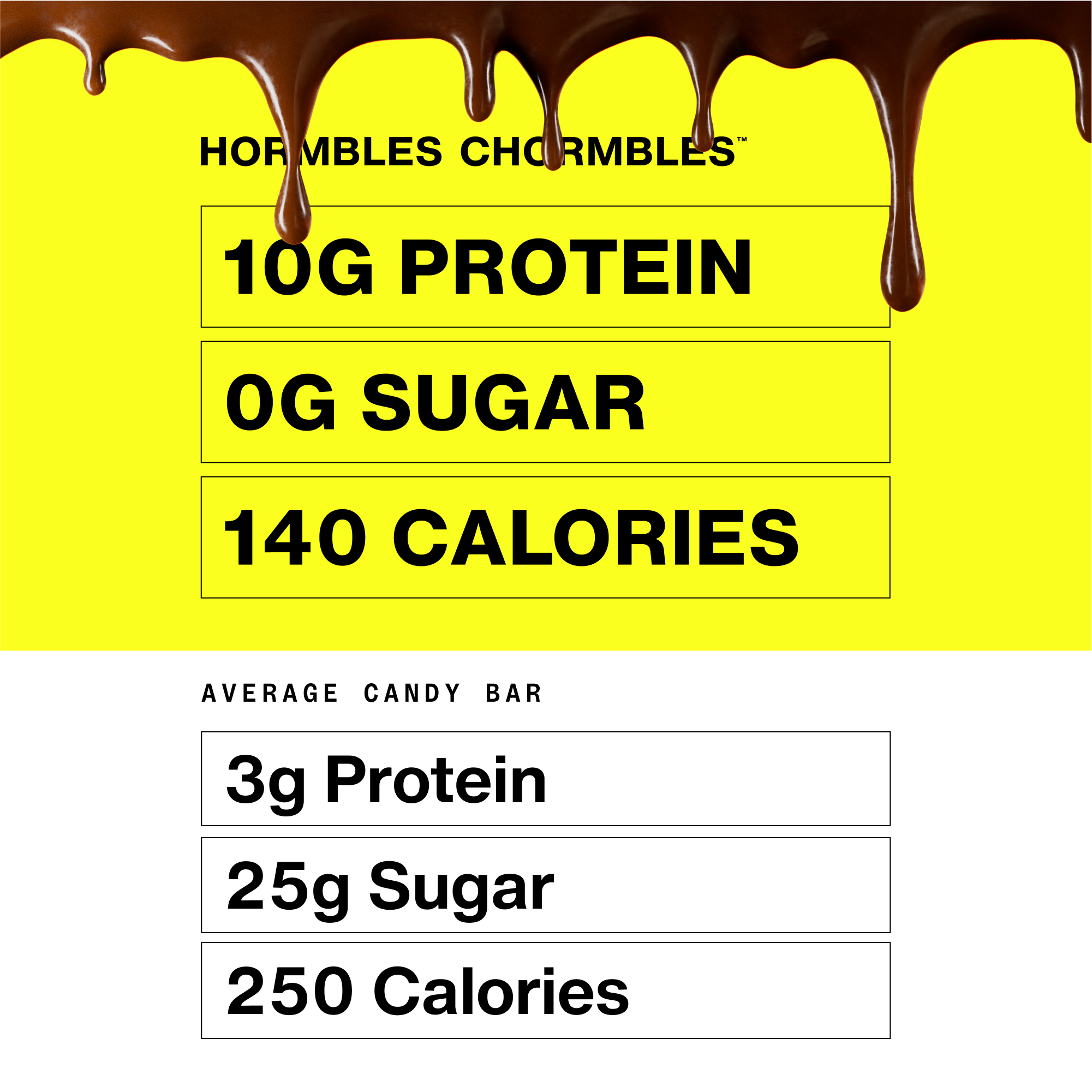 Hormbles Chormbles Salted Fudge Chocolate Protein Candy Bar